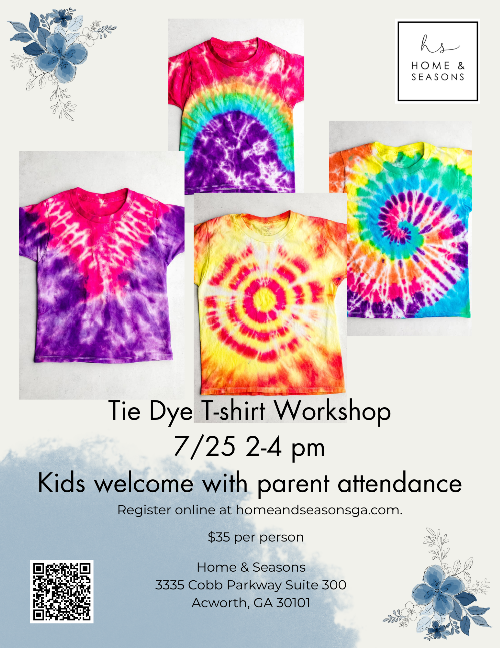 Tie Dye T-Shirt Class