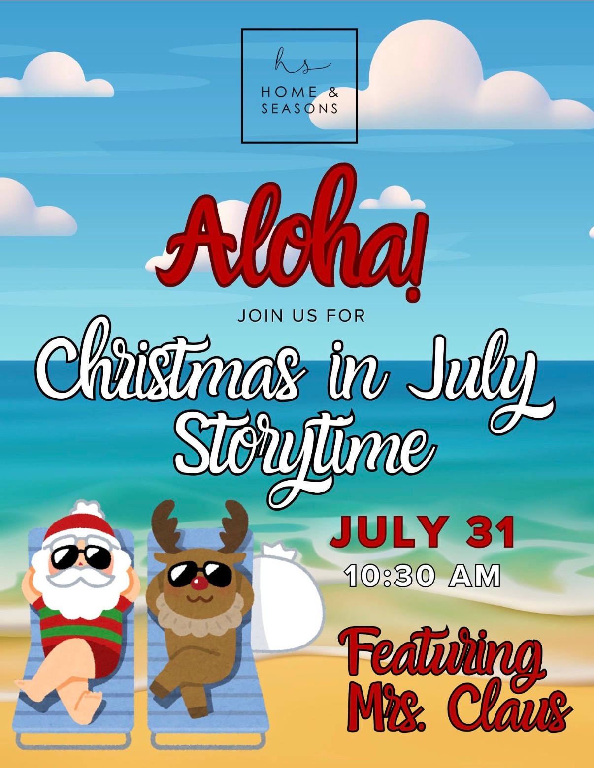 Christmas In July Storytime