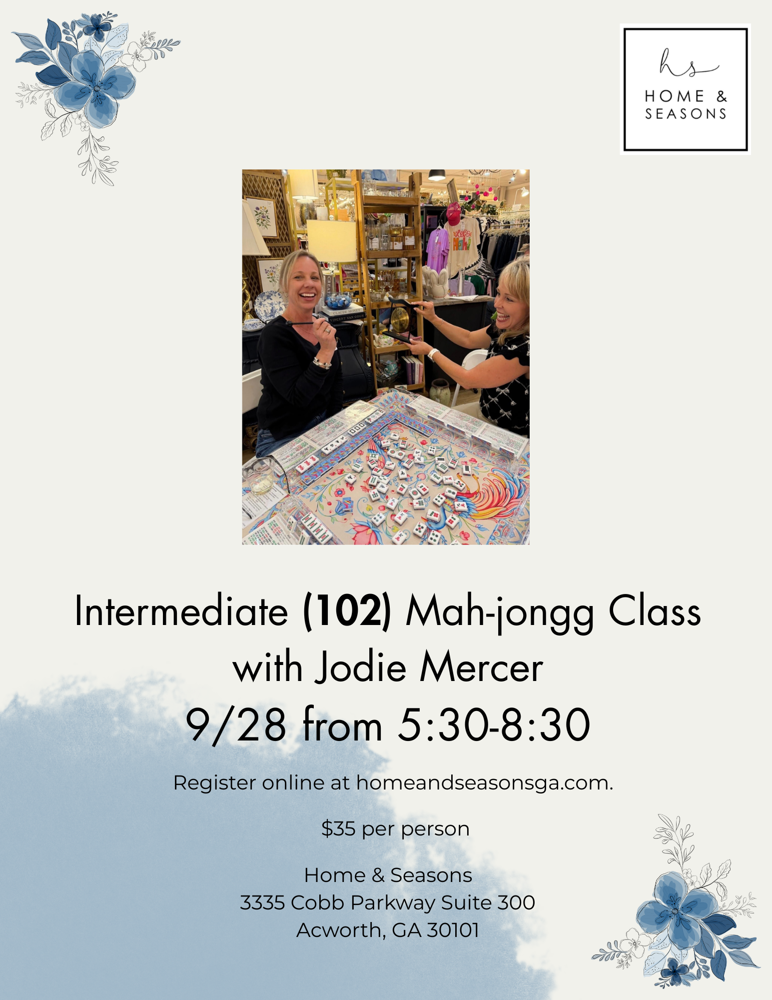 Intermediate Mah-jongg (102) Class 
