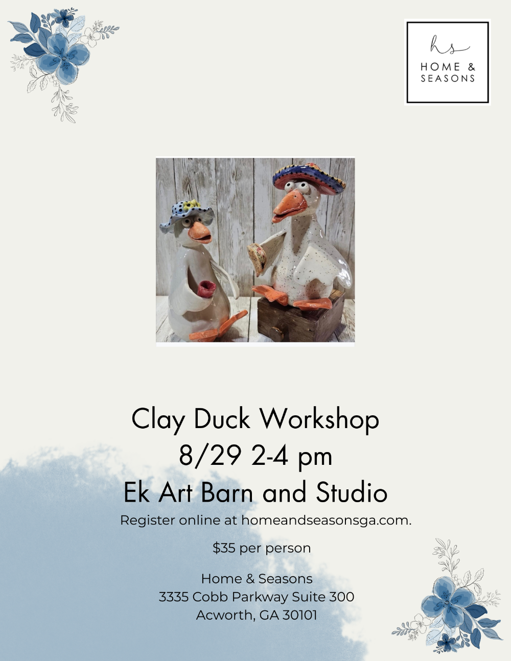 EK Art Barn & Studio - Clay Craft Night