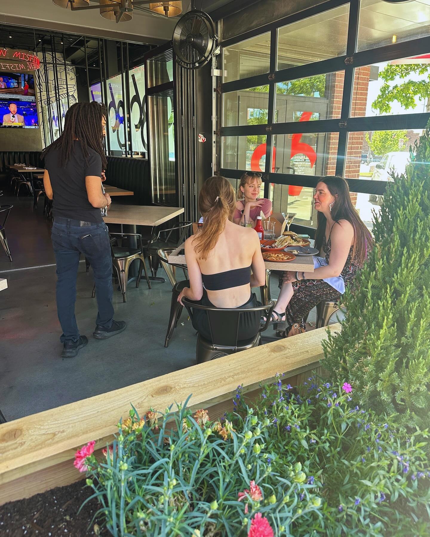 If Oklahoma could chill on the rain, that&rsquo;d be great. 🙃Our patio garage doors are begging to be open. Now accepting Mother&rsquo;s Day brunch and dinner reservations. 
.
.
Find us in the former Laffa building, open Tuesday through Sunday from 