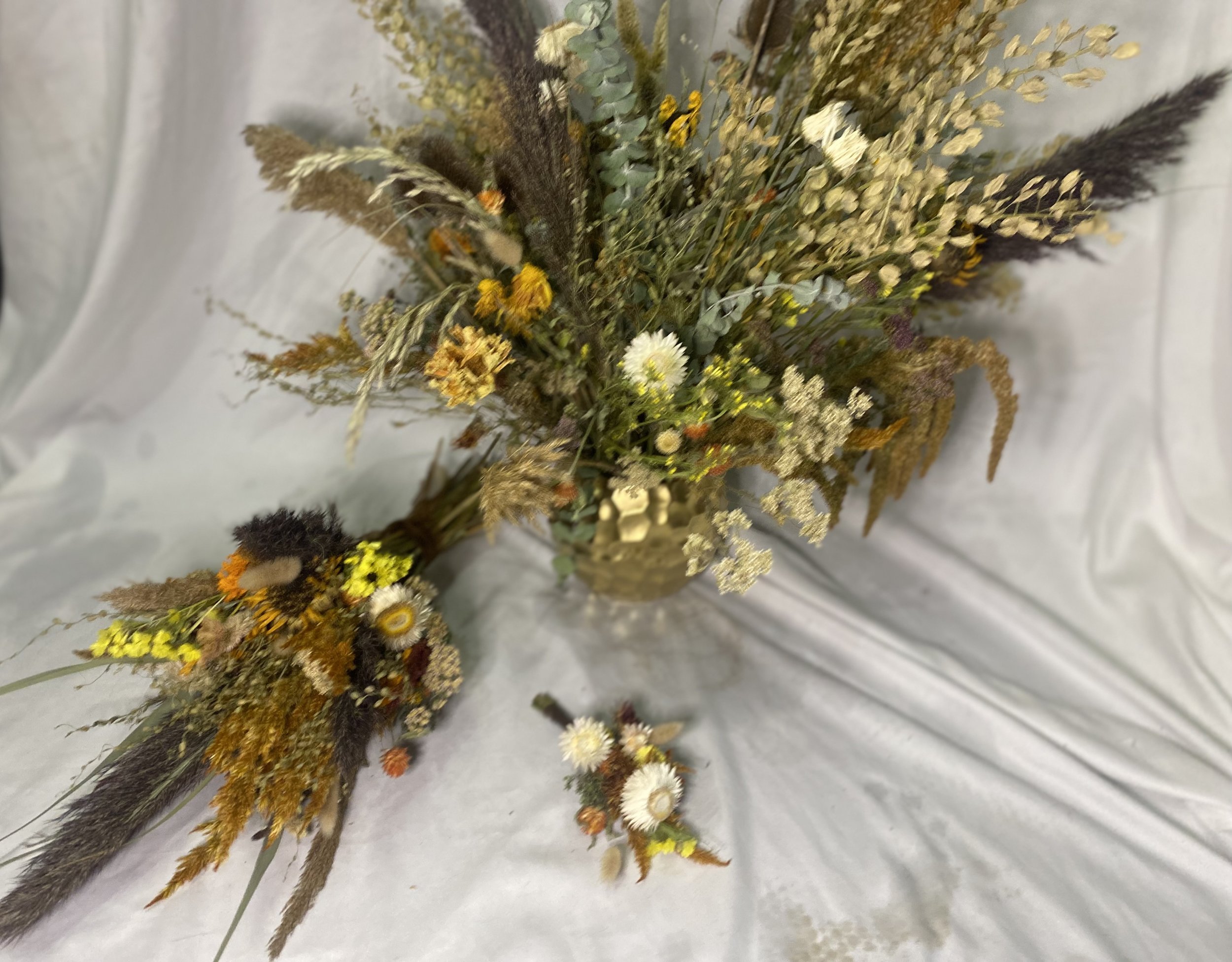 Dried Flower Elopement Wedding Package
