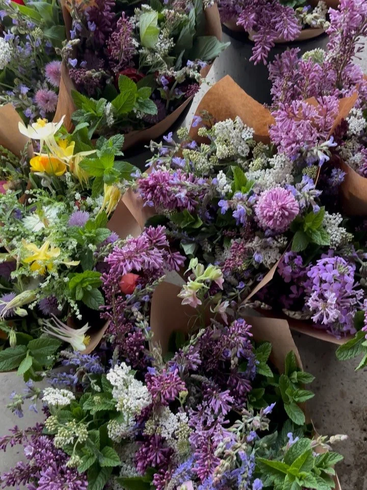 Flowers are back at market this Saturday @easternmarket shed 2 with @keepgrowingdetroit we will also have some hard to find winter squash, transplants ready for your garden. [honeynut + red kuri + candy roaster]