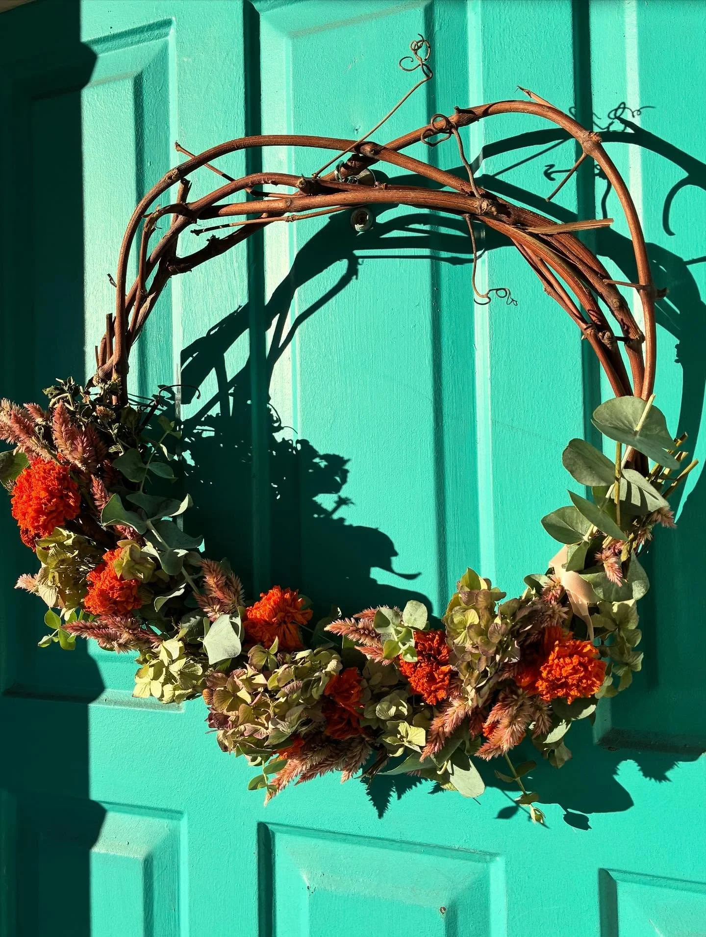 Our holiday wreath release is here 🎄 
~ this year we have 3 distinctive styles that you can order in 14" or 18" base
~ made with Detroit grown grapevines and dried flowers, grasses and foliage from our farm 
~ available for local pick up o