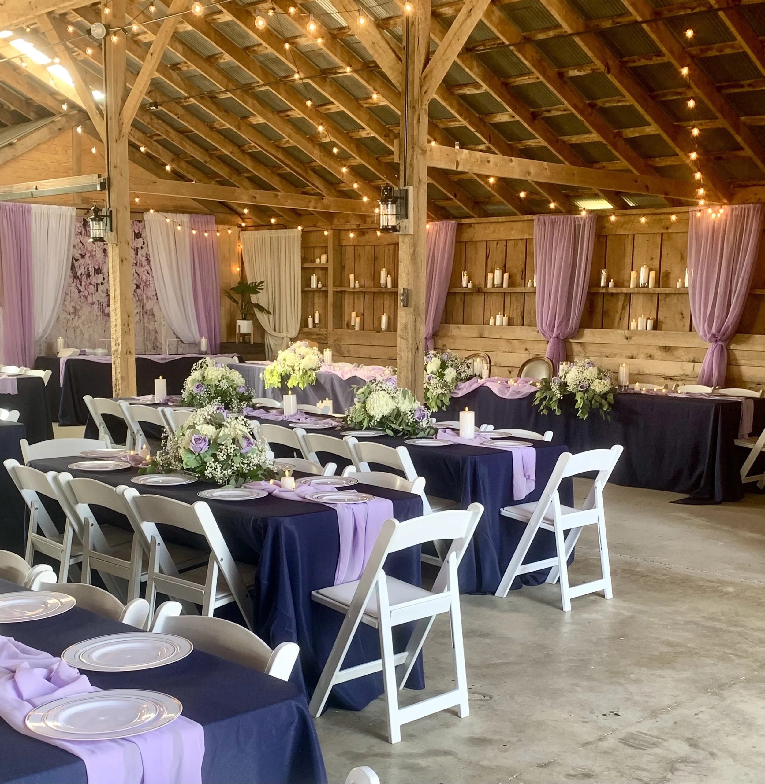 intimate barn venue wedding space family reunion 