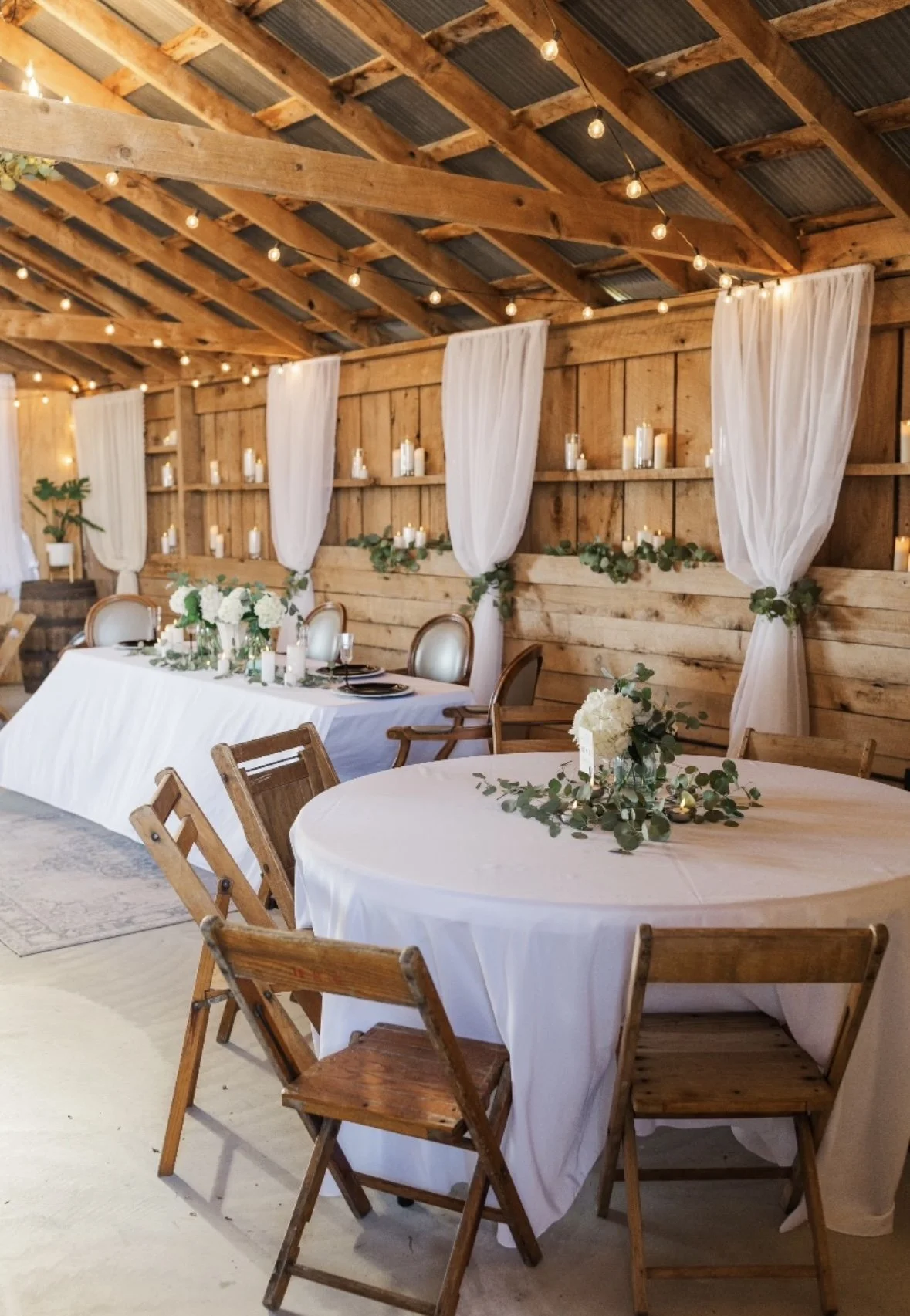 intimate barn venue wedding space family reunion 