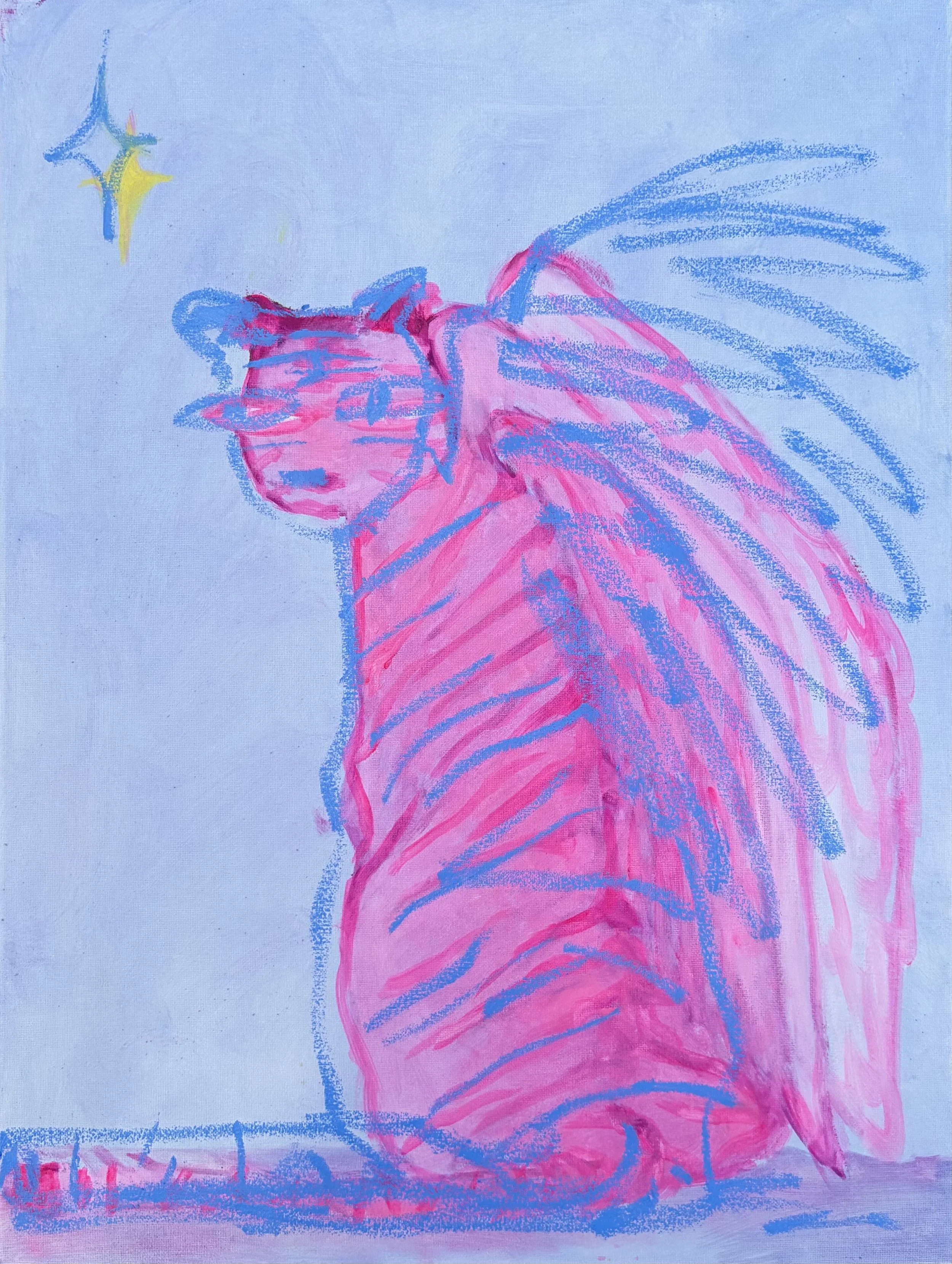 Interrupted Stargazer
Oil on canvas
24 x 18 inches
2026