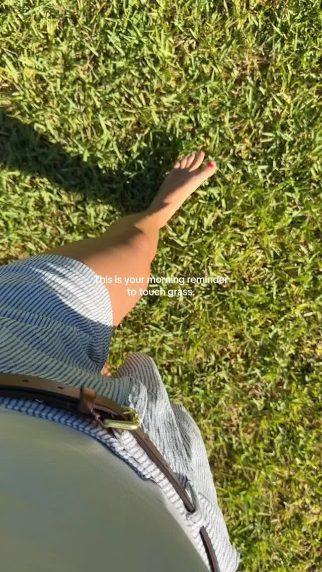 Sometimes the best reset isn’t coffee or a scroll break—it’s simply stepping outside. Touch the grass. Watch something grow. Let the sunlight hit your face.
Whenever life feels heavy, I go outside and remember the goodness of God i