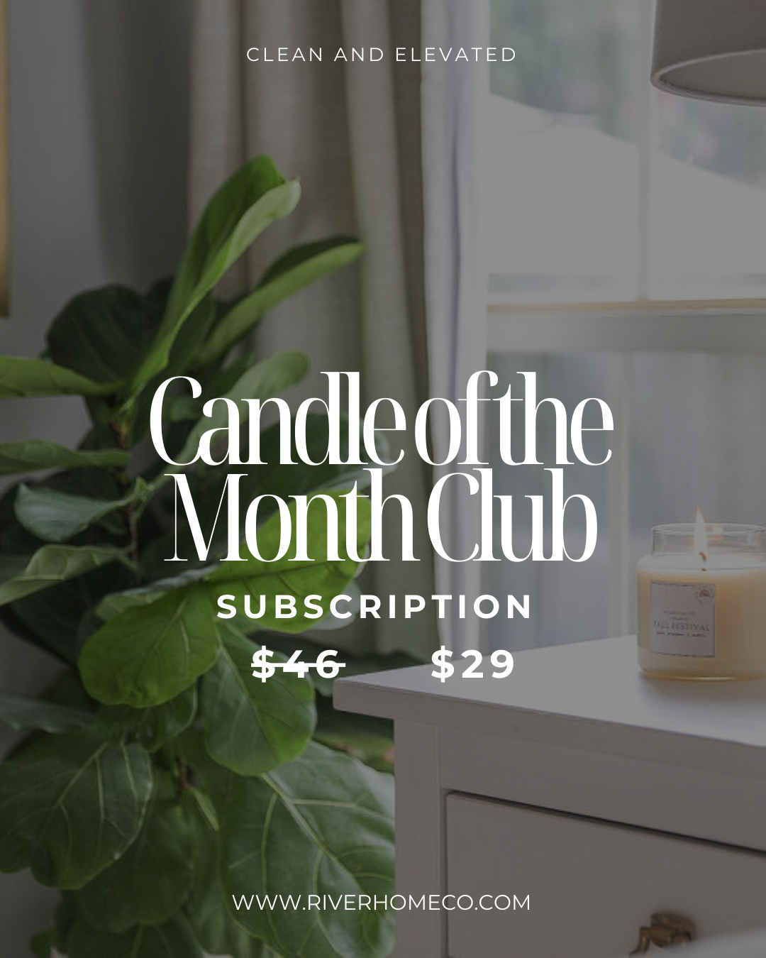 CANDLE OF THE MONTH CLUB SUBSCRIPTION BOX