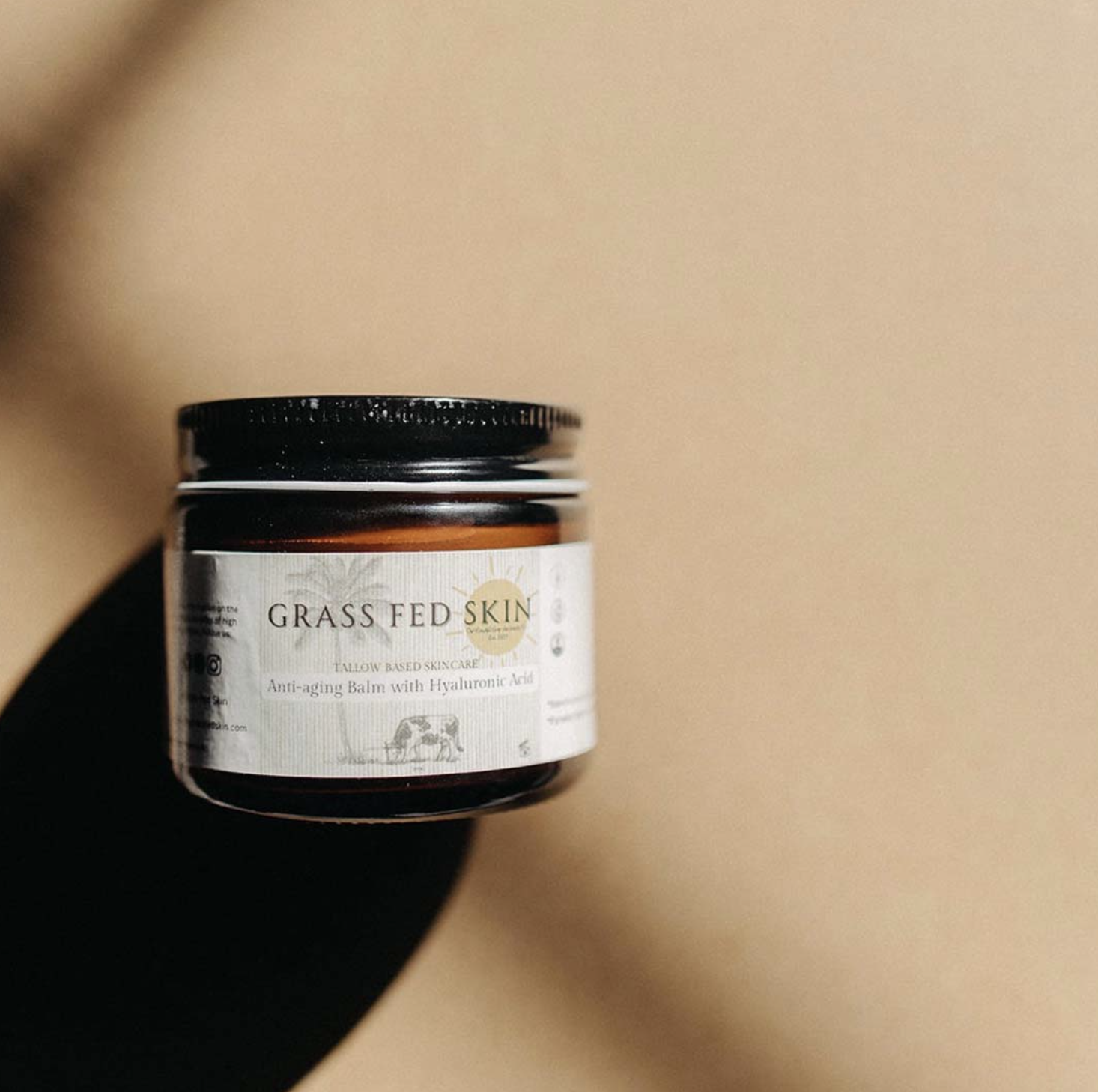 Grass Fed Skin Anti-Aging Balm with Hyaluronic Acid