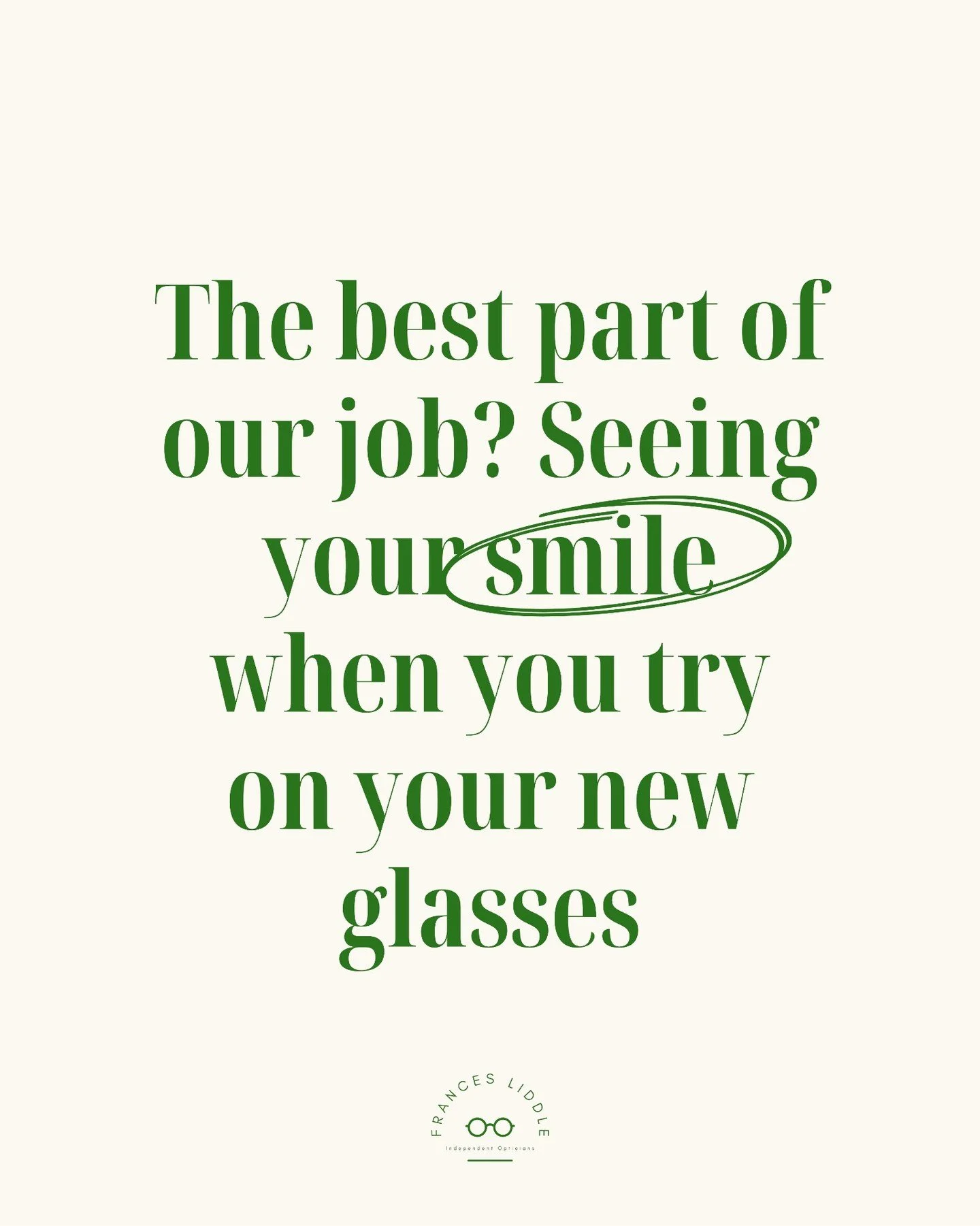 It&rsquo;s the little moments that make our day.
Taking the time to help you find glasses you feel great in is what we&rsquo;re all about.

#IndependentOpticians #Wetherby #NewGlasses