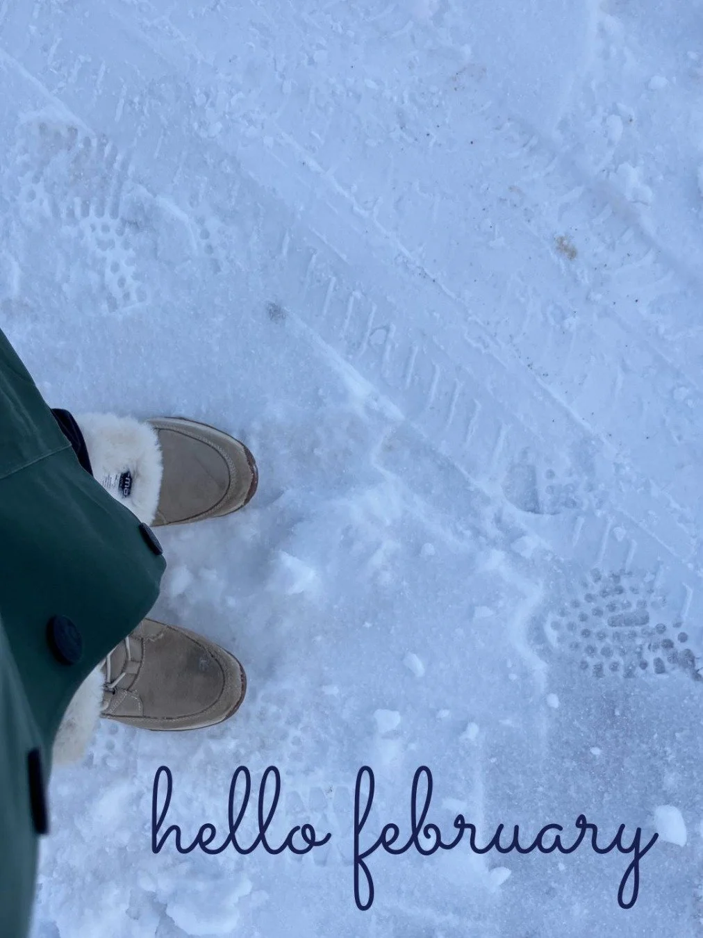 Welcoming in February this week, and for me it still looks like feet crunching in the snow on my regular walk to the post office. There is rarely anything in the box, but it&rsquo;s a slow rhythm I&rsquo;ve kept since we moved here, and I find it dee