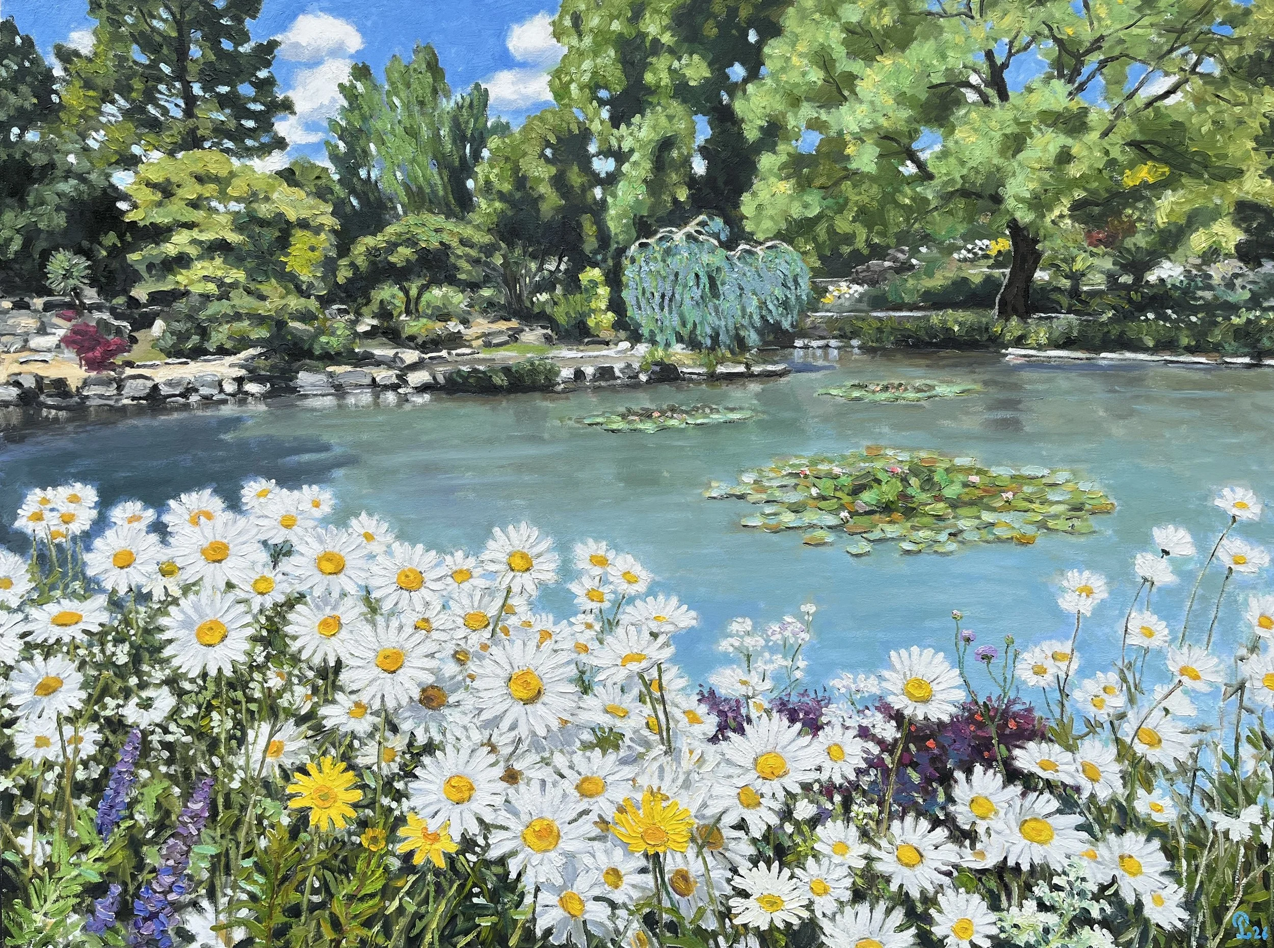 Daisy Garden by the Lake