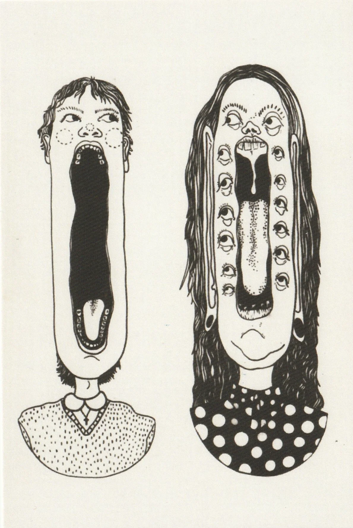 Long Guys Postcard