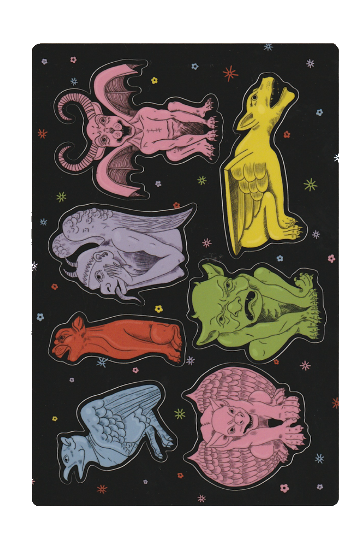 Gargoyle sticker sheet