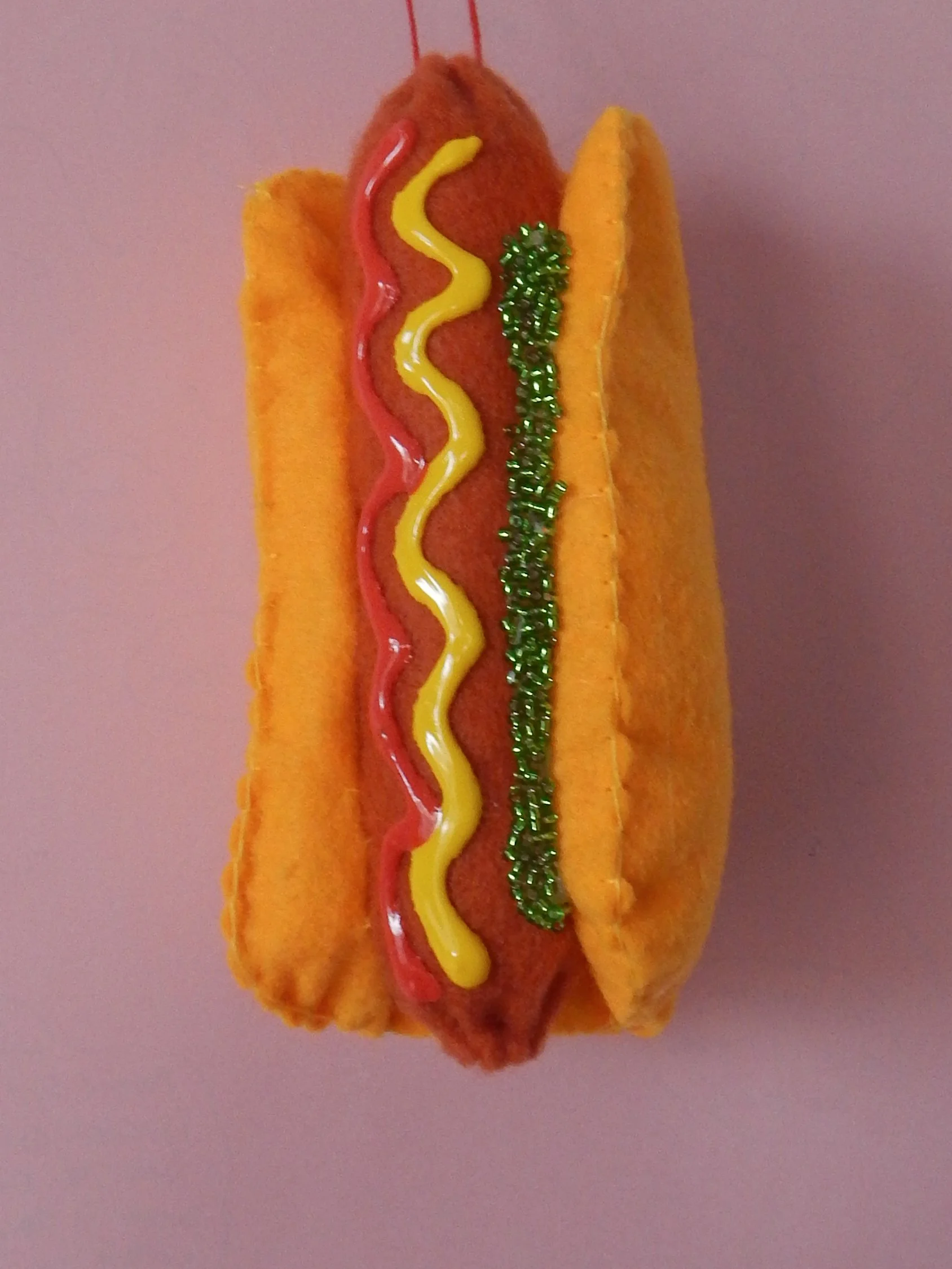 Hot Dog Ornament