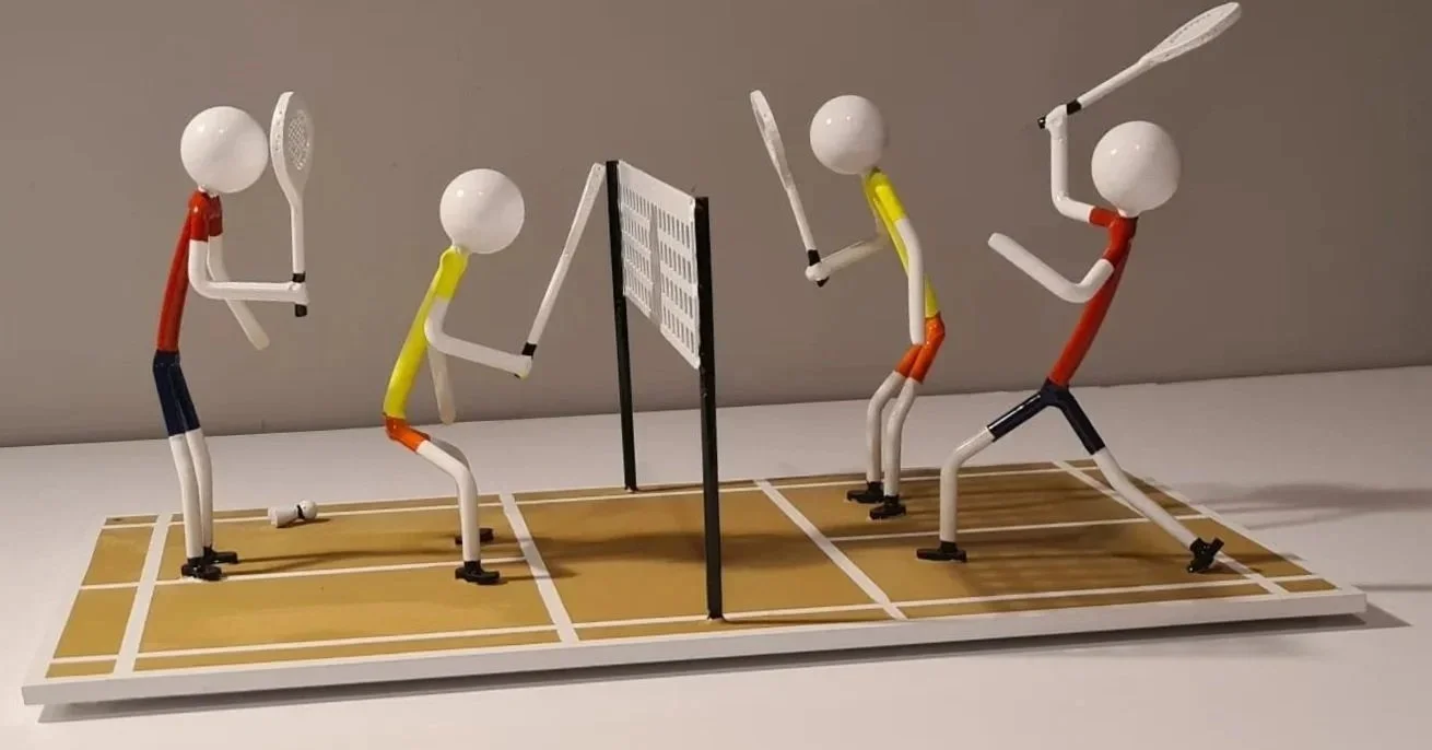 Badminton players