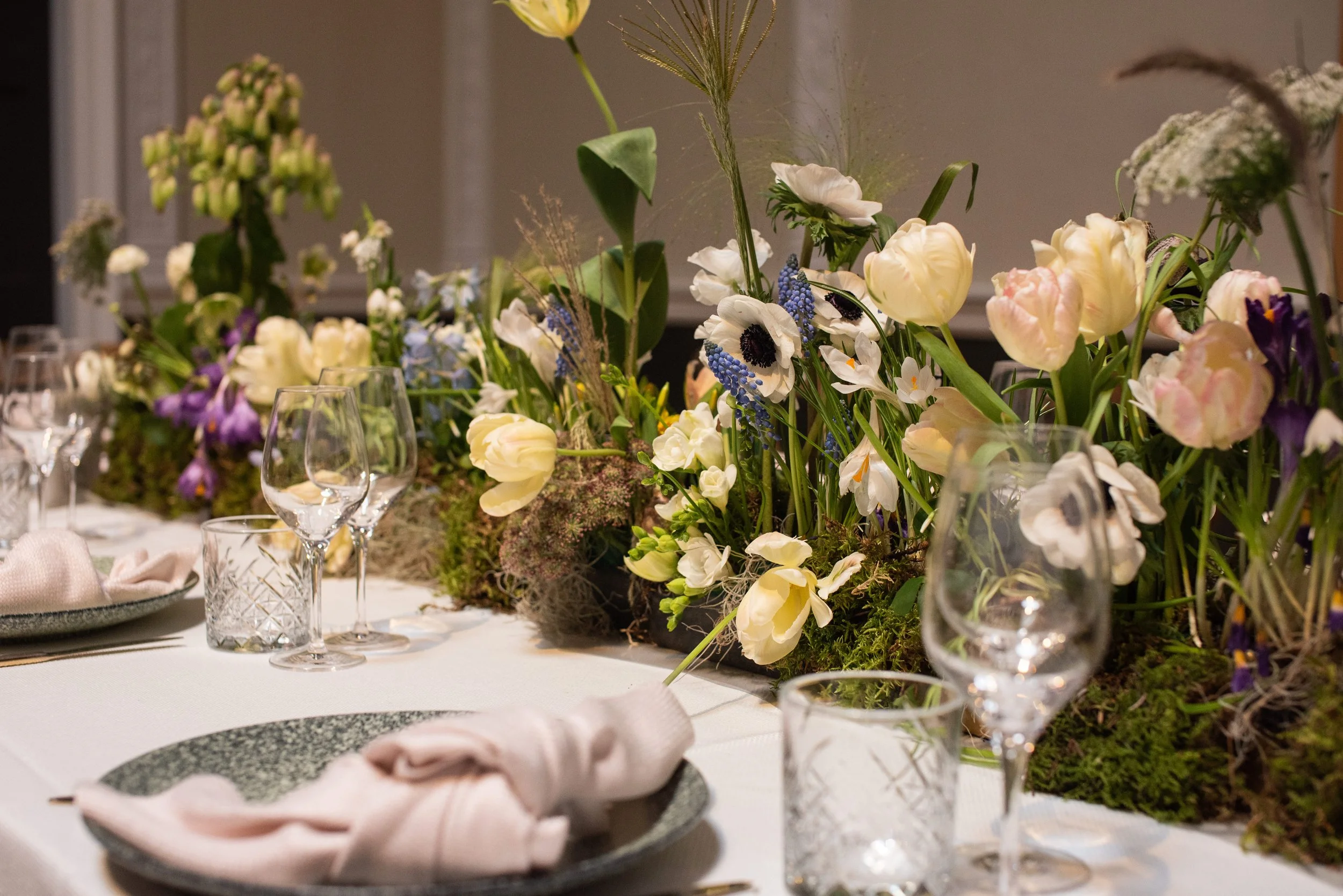 Sustainable flower centerpieces