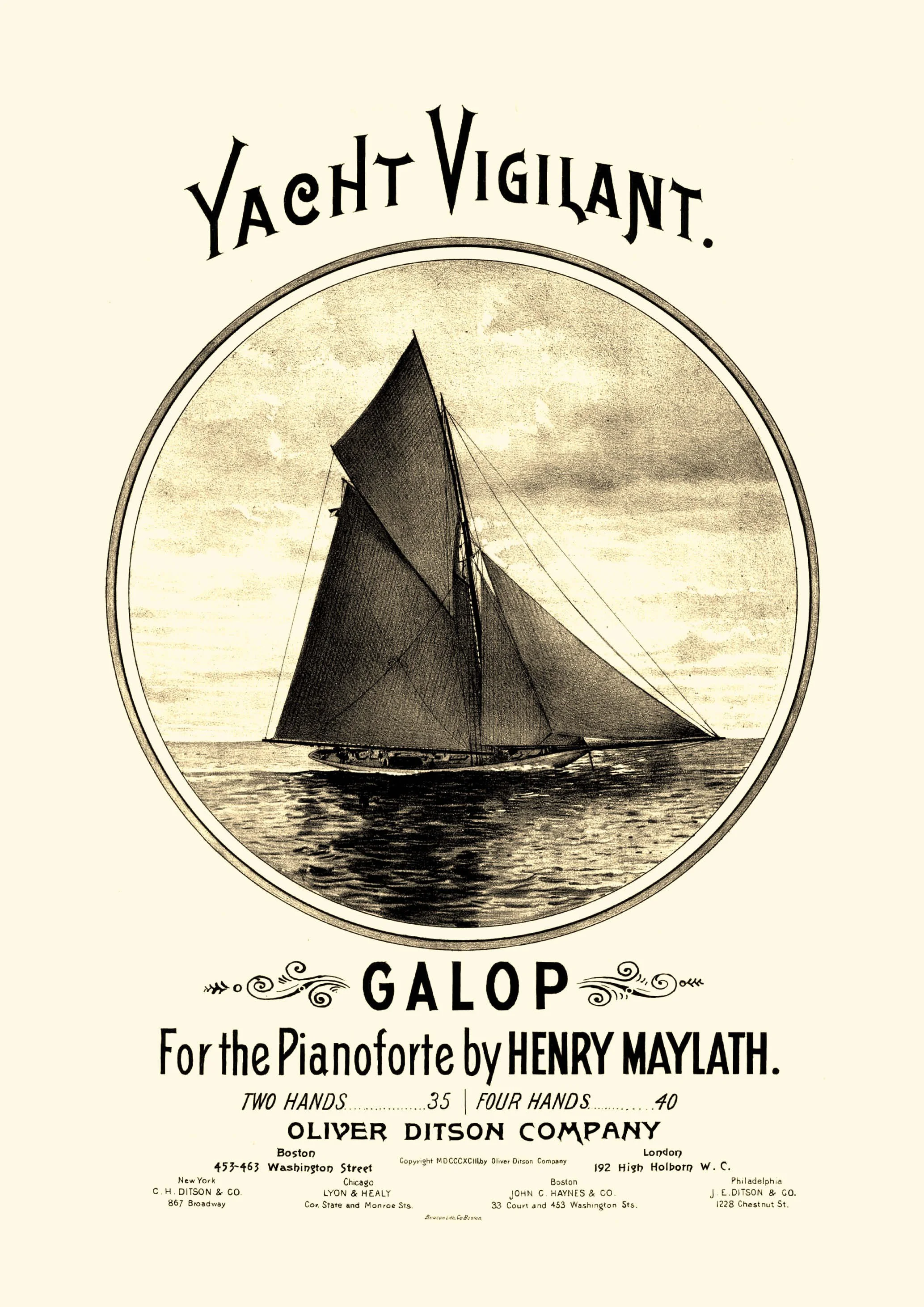 The “Yacht Vigilant Galop”