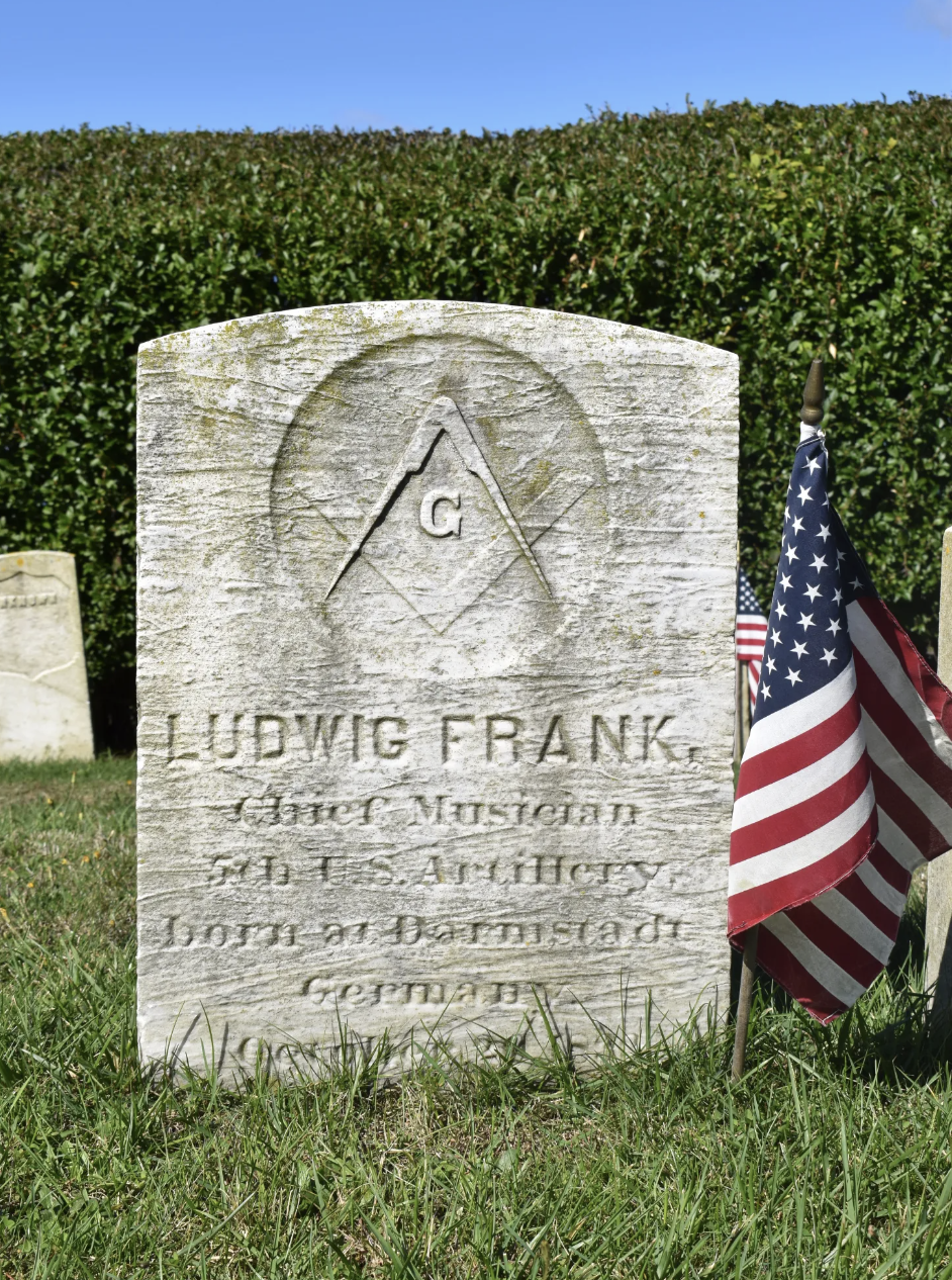 Chief Musician Ludwig Frank, conductor of the 5th United States Artillery Band, died June 11, 1873.