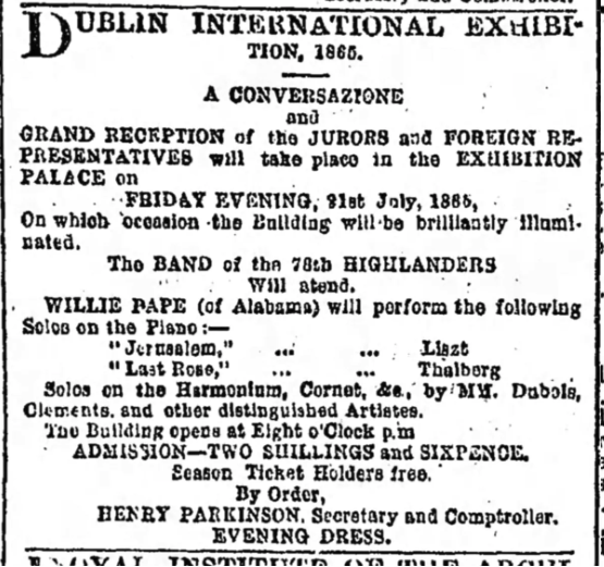 The Freeman’s Journal (Dublin, Ireland) July 19, 1865 (Copy)