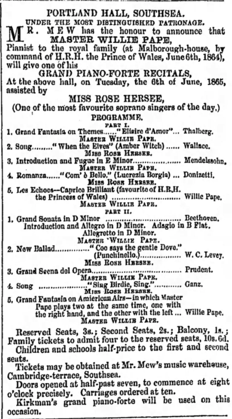 The Hampshire Telegraph and Naval Chronicle (Portsmouth, England) May 2, 1865 (Copy)