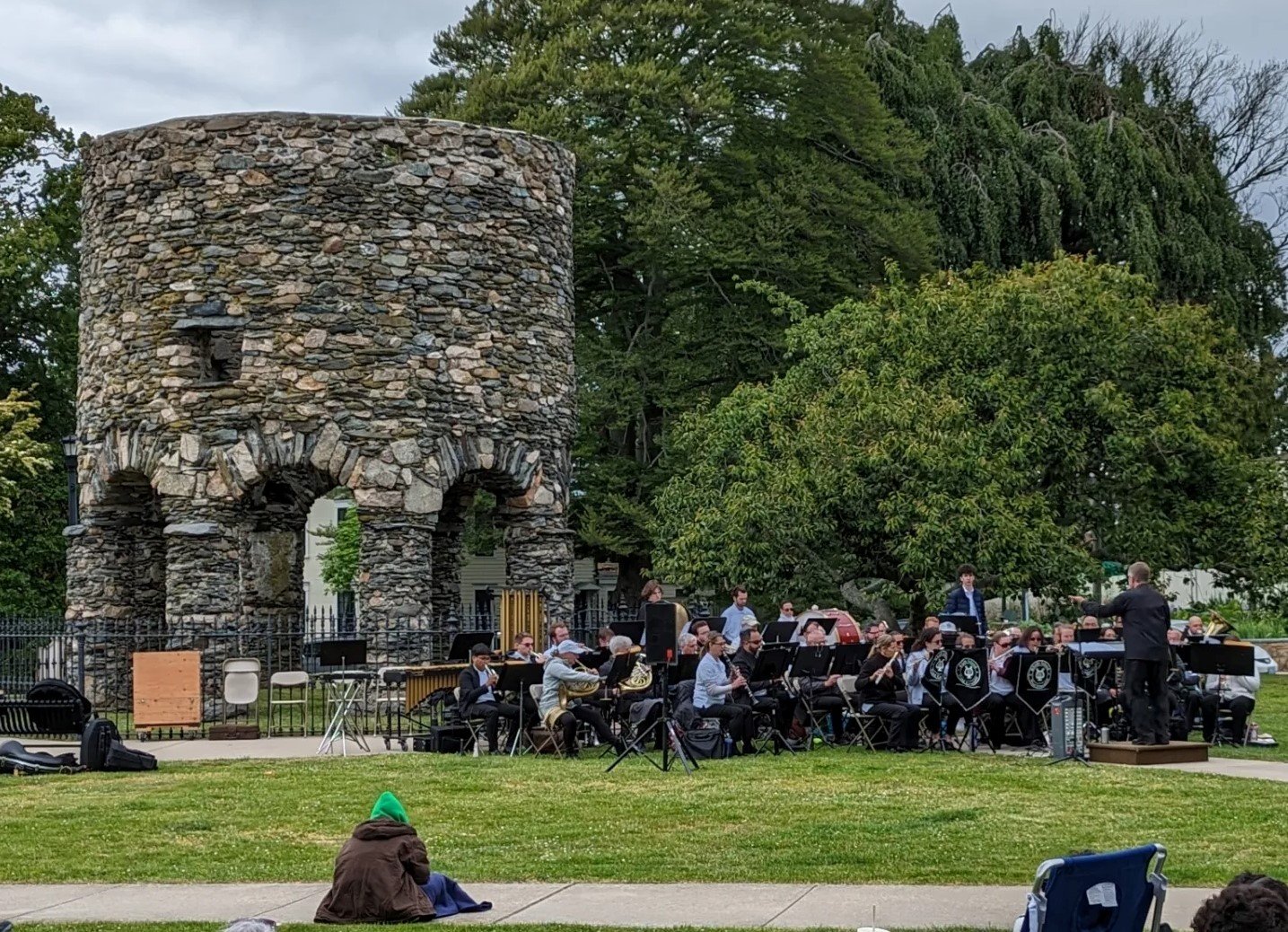 band at newport tower.jpg