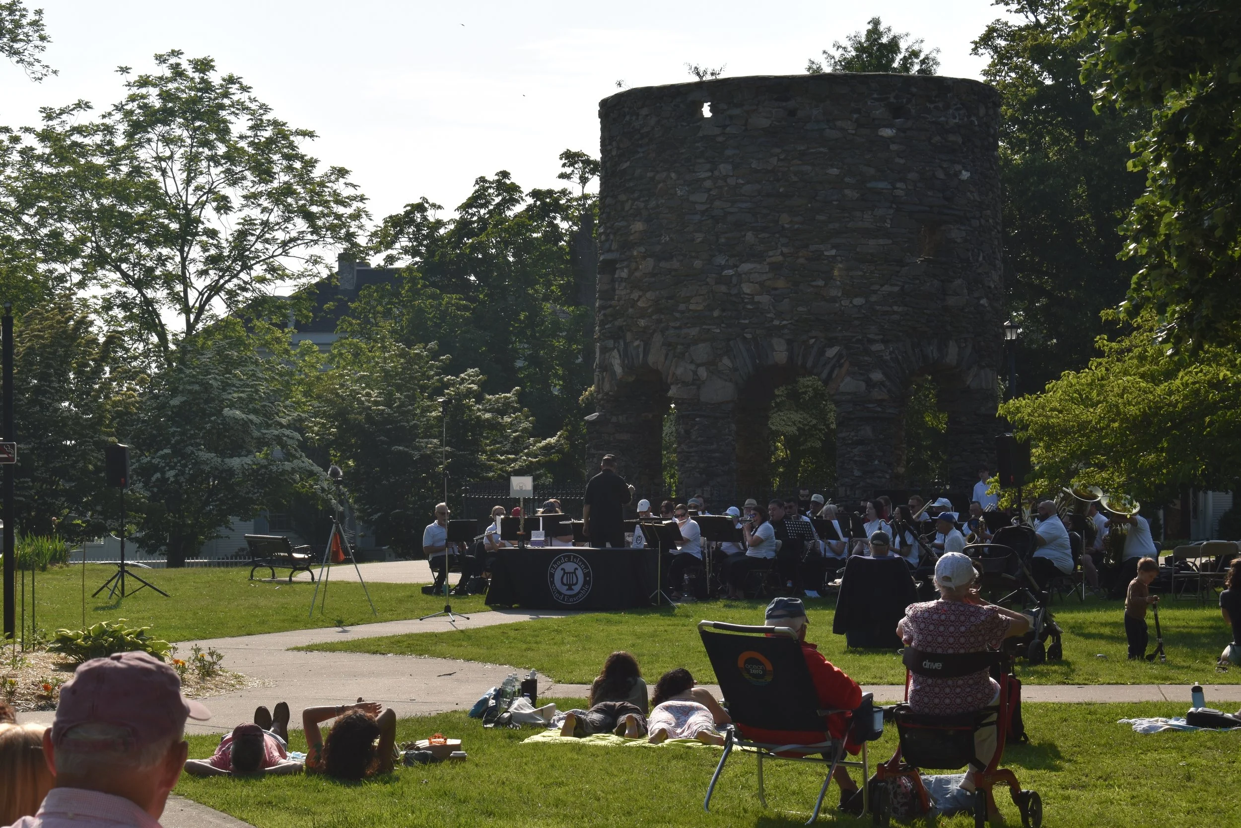 The Rhode Island Wind Ensemble at Touro Park