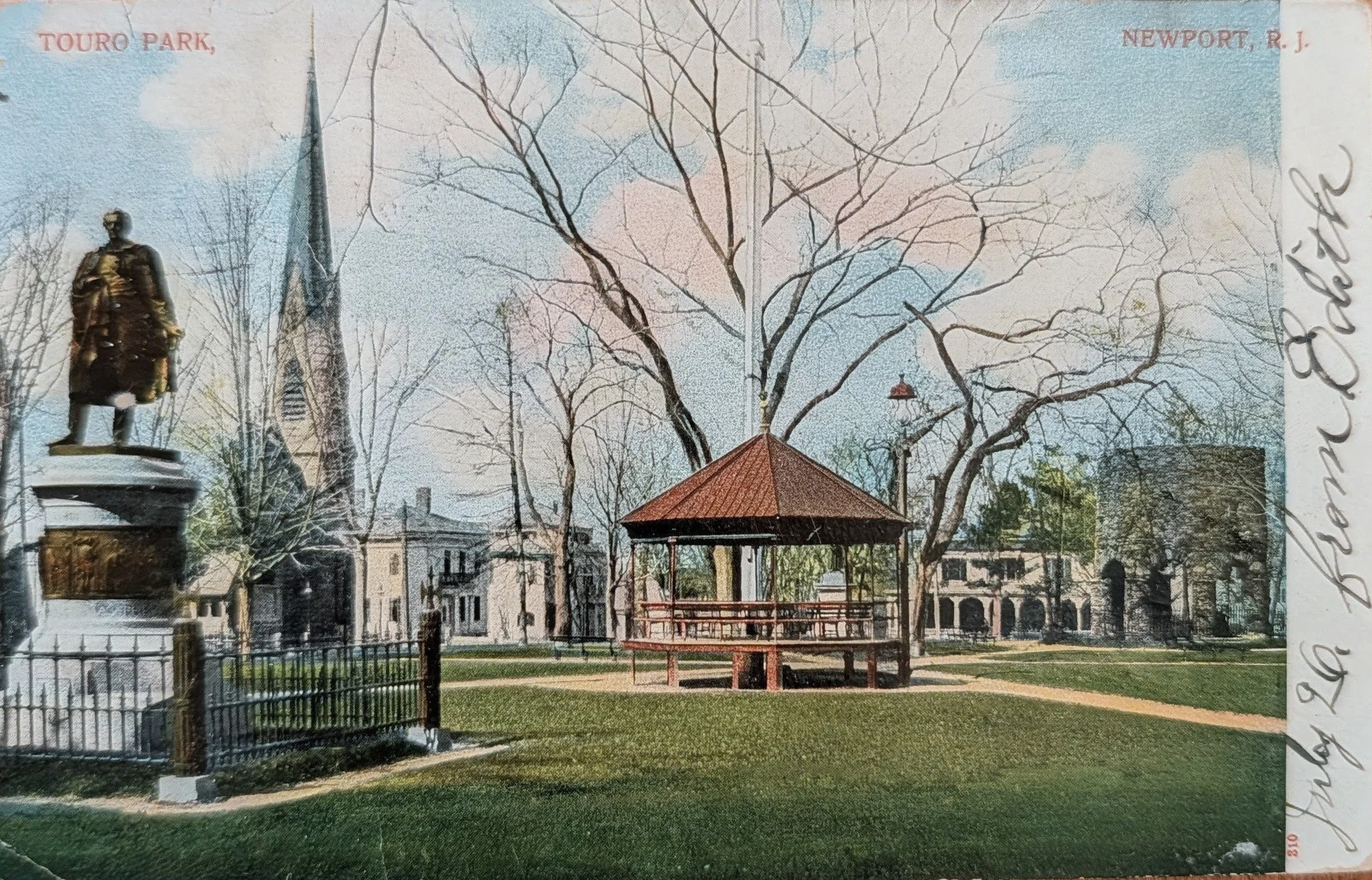Touro Park Bandstand - 1906