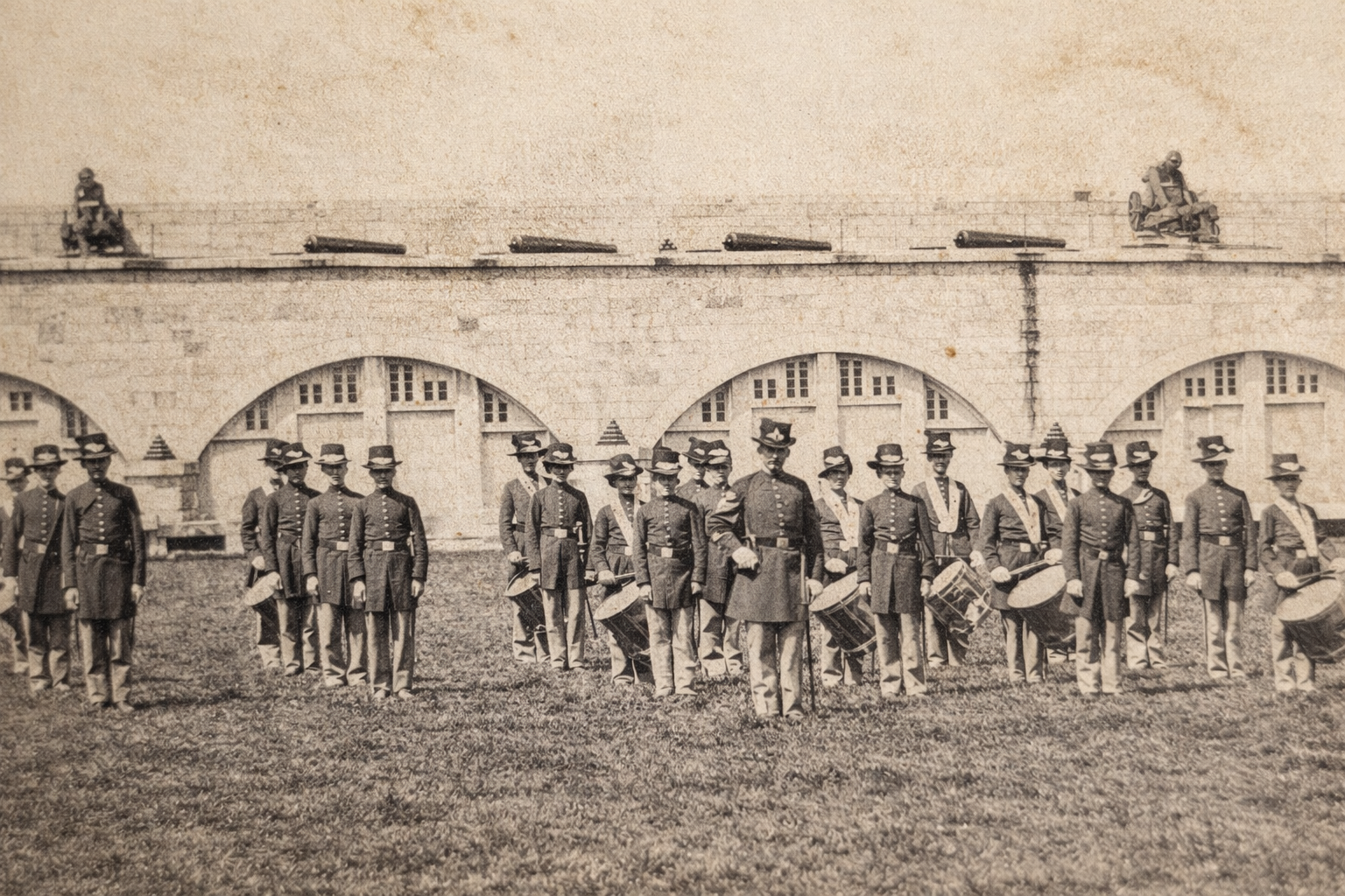 Music Boys at Fort Adams - Civil War