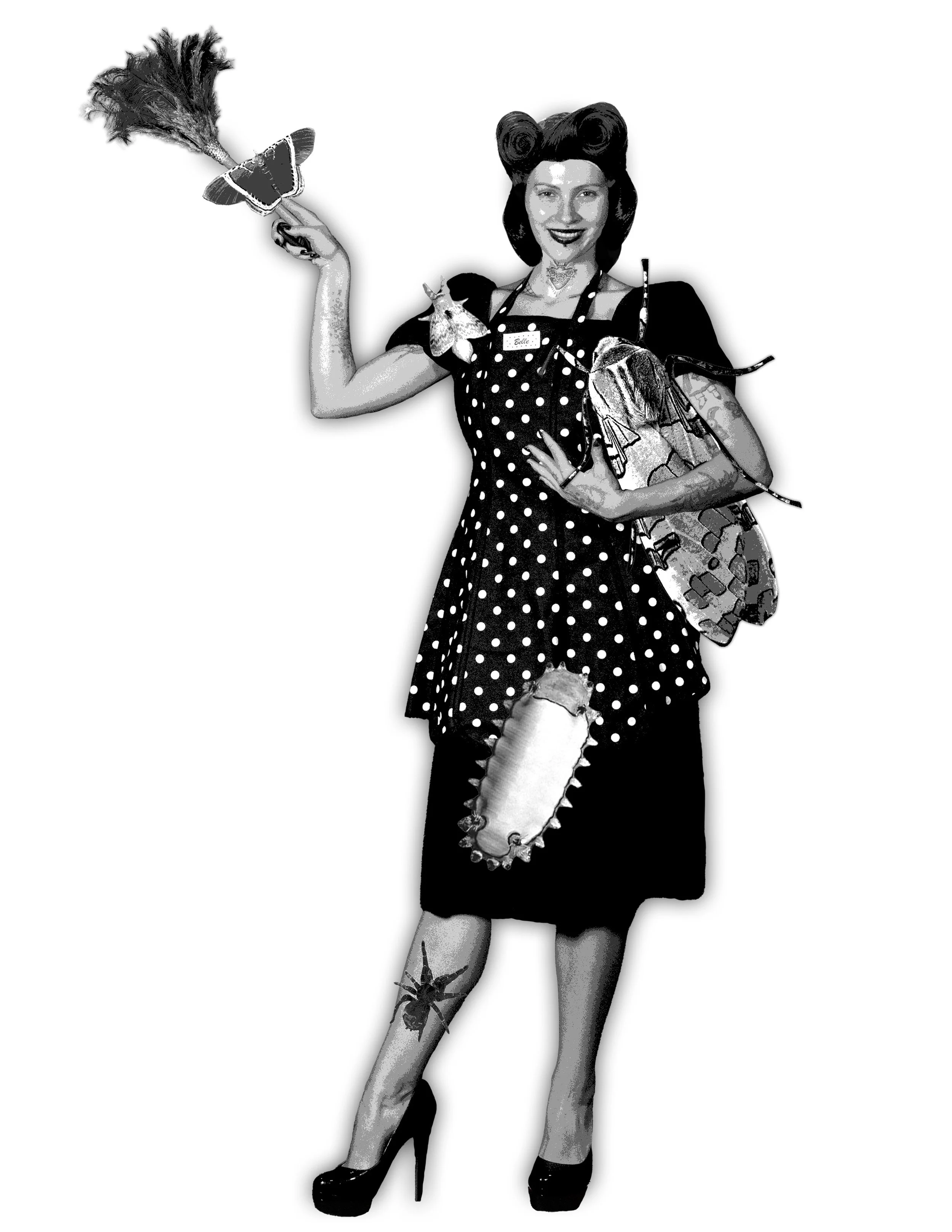 'Spring Cleaning,' Digital Collage, 2025.
