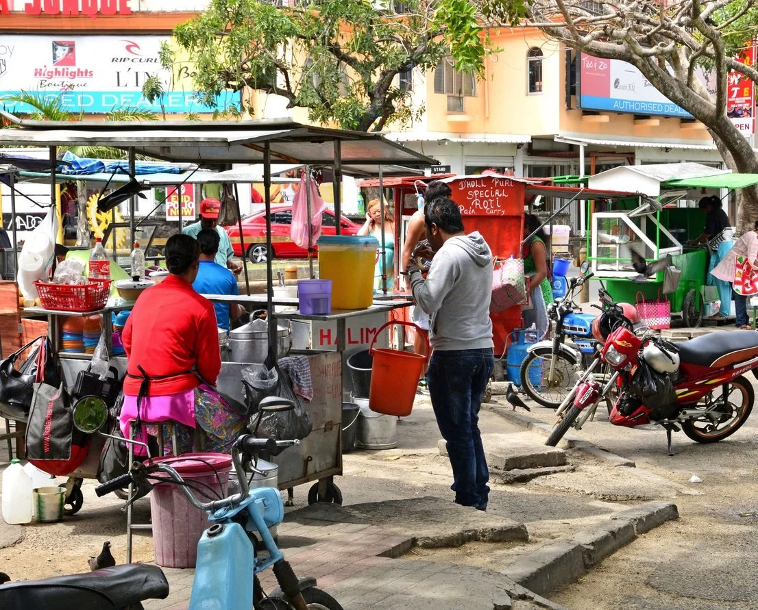 Grand Baie · Bazar und Strassenleben