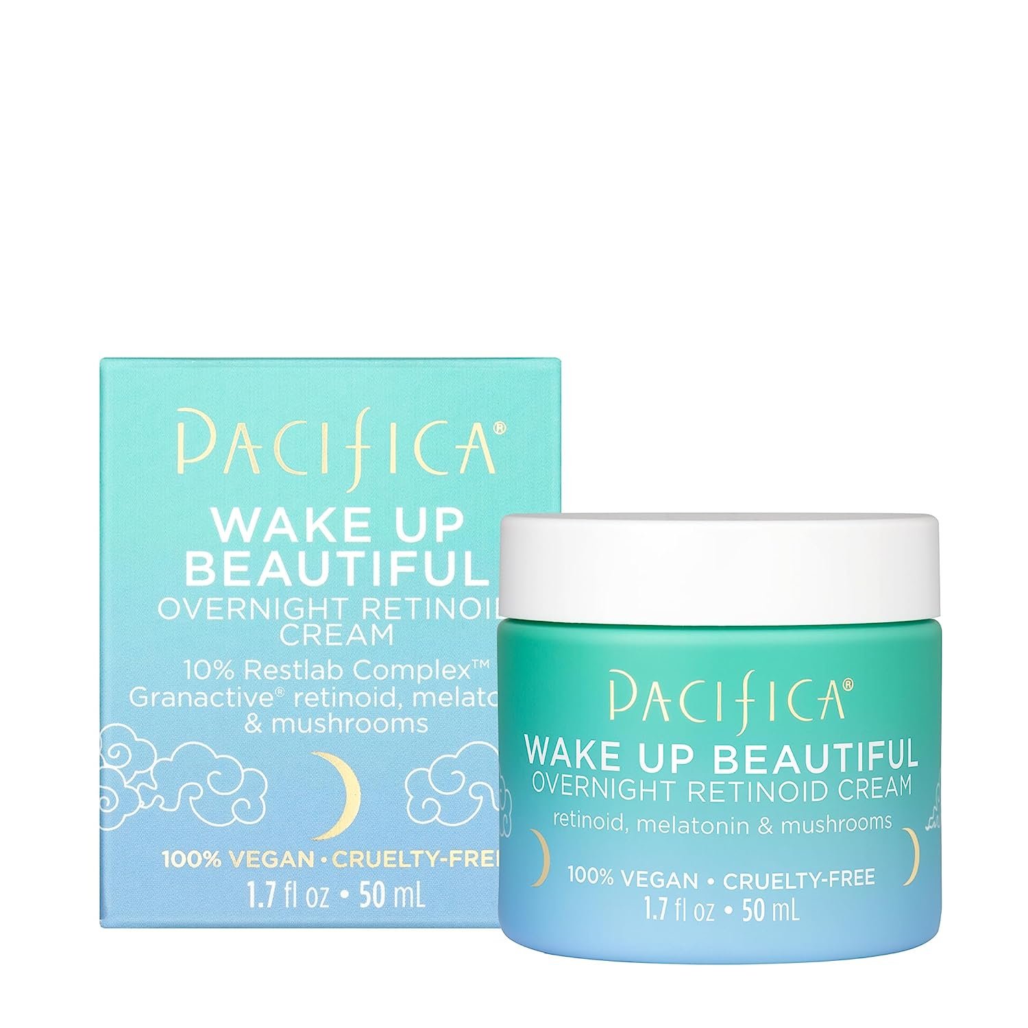 Pacifica Beauty, Wake Up Beautiful Overnight Face Cream