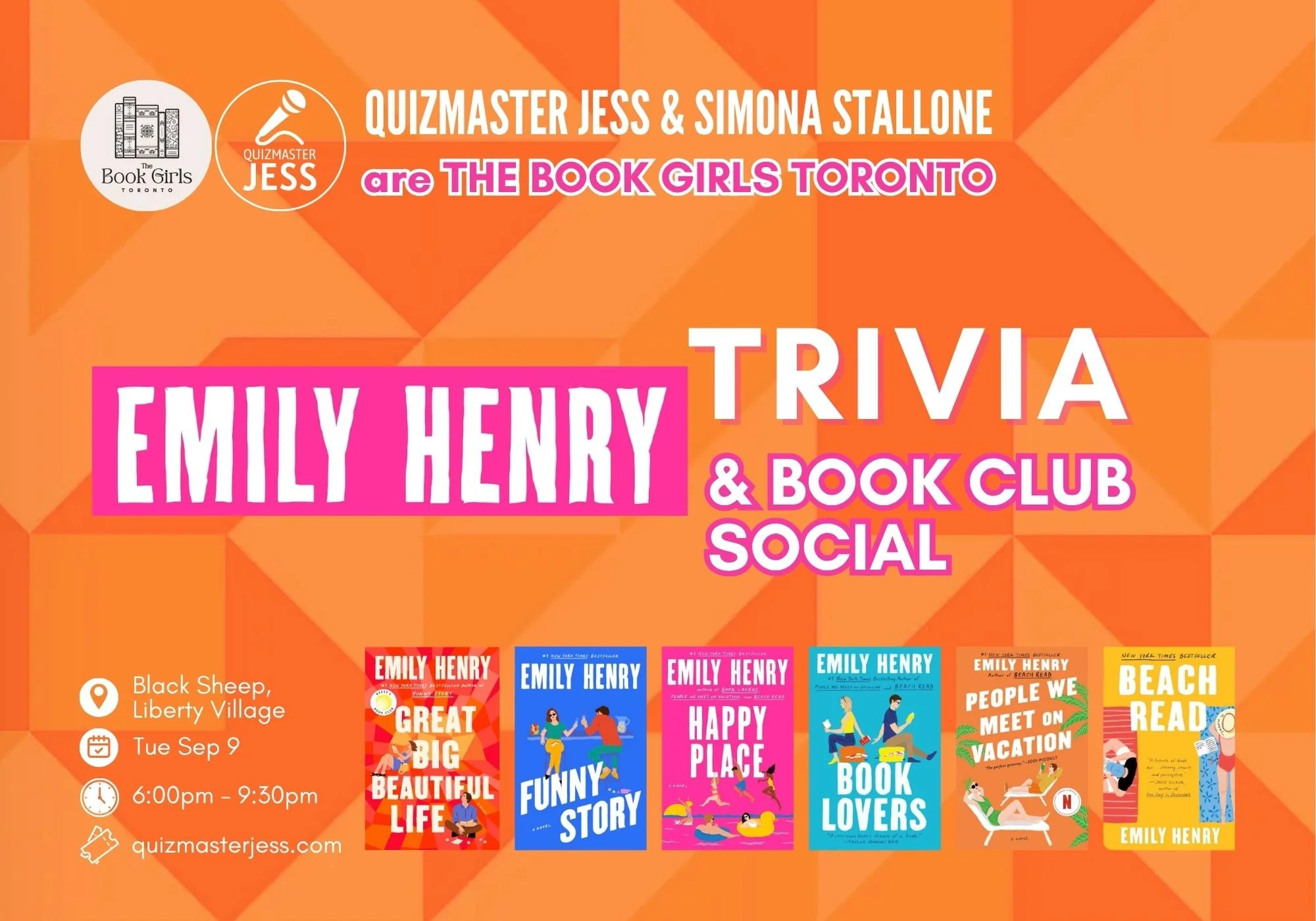 Emily Henry Trivia & Book Club Social