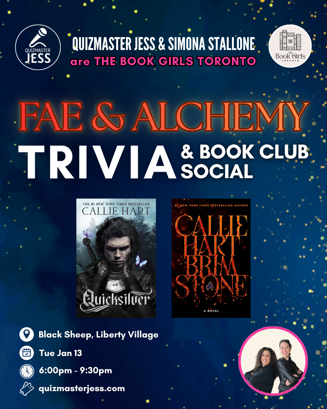 Quicksilver & Brimstone Trivia & Book Club Social