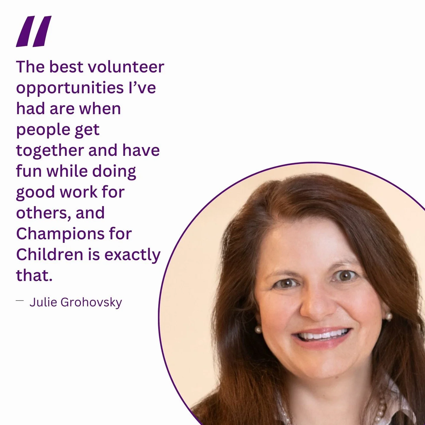 A Prosecutor’s Heart Finds a New Way to Serve
Meet Julie Grohovsky, the focus of our latest Champion Spotlight. As a sex offense prosecutor in the United States Attorney’s Office for the District of Columbia, she spent years standing in