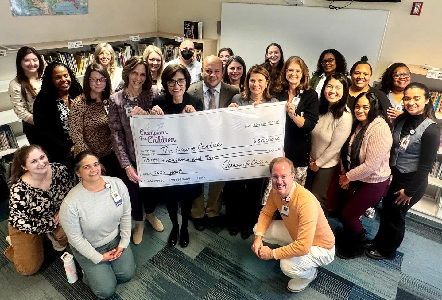 Recently, Champions for Children visited the incredible team at The Lourie Center @adventisthc to present the funds raised through our Countdown to World Mental Health Day event on September 30. We got to connect directly with Lourie Center staff and