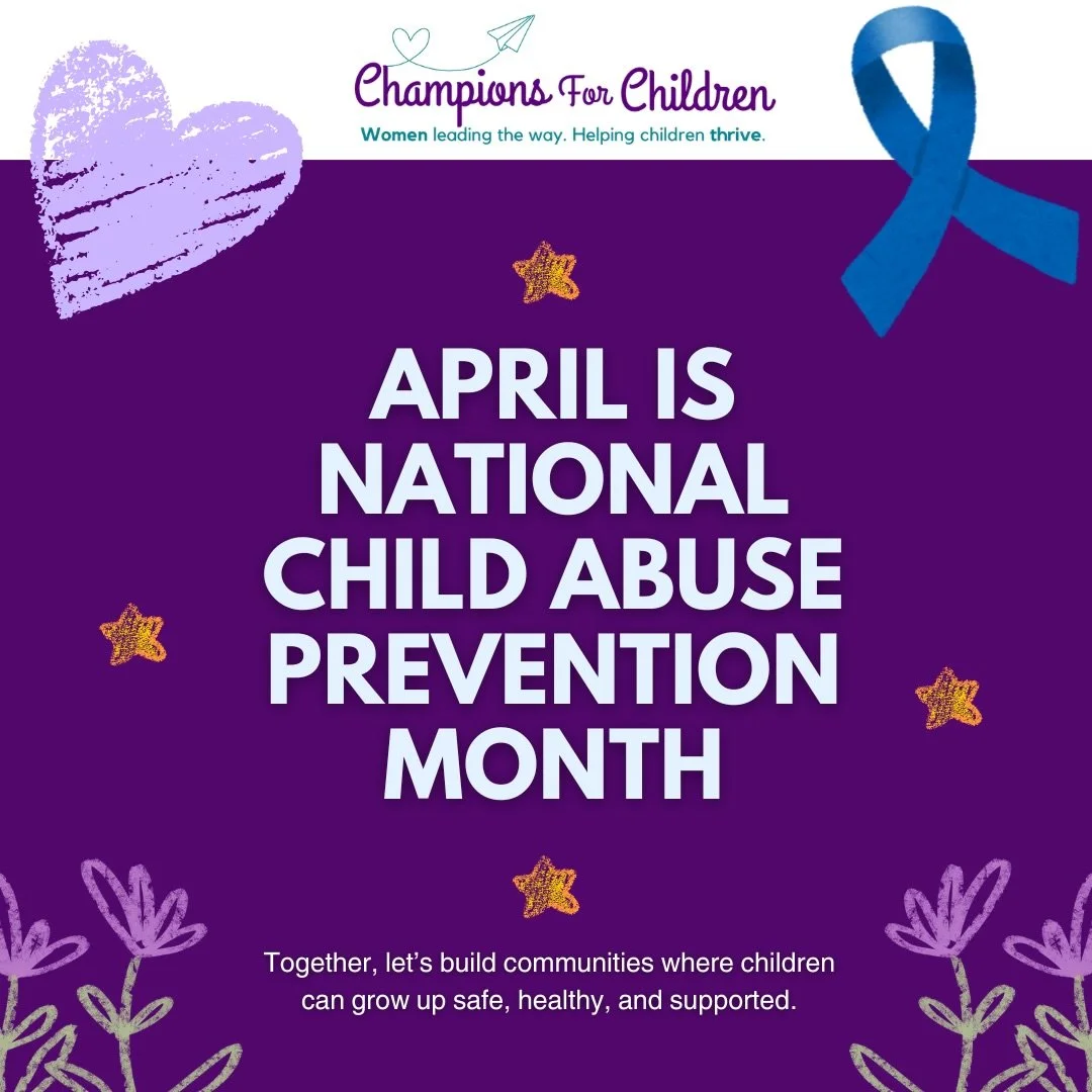 April is Child Abuse Prevention Month! 

Every child deserves a safe, joyful childhood and it takes a village to make that happen. When families have access to resources, relationships, and support, prevention is possible.

We&rsquo;re proud to spotl