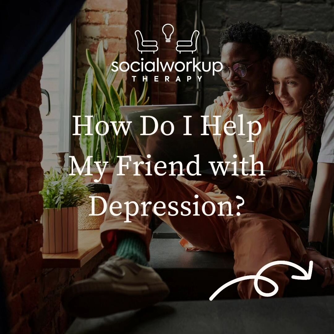 Odds are, we all have friends and family with #depression. You may notice changes or wonder how you can be more supportive for them.

A few quick tips are outlined in the blog about how to support and  #checkonyourfriends at socialworkup.com 

👬👫👭