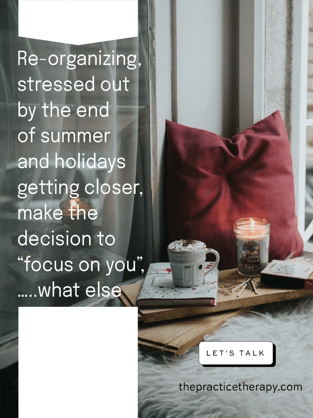 As summer ends and the holidays loom, stress has a way of sneaking in&mdash;especially for those holding space for others. If you&rsquo;re already feeling the weight, let&rsquo;s talk.
You don&rsquo;t have to carry it all alone. 
🤍
www.thepracticeth