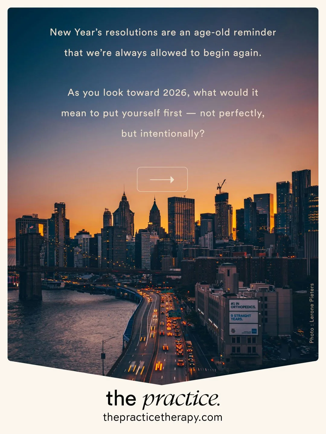The start of a new year is a reminder that growth can happen at any pace.

If prioritizing yourself in 2026 feels important &mdash; whether through clarity, healing, or deeper self-understanding &mdash; therapy can support that journey.

We&rsquo;d b