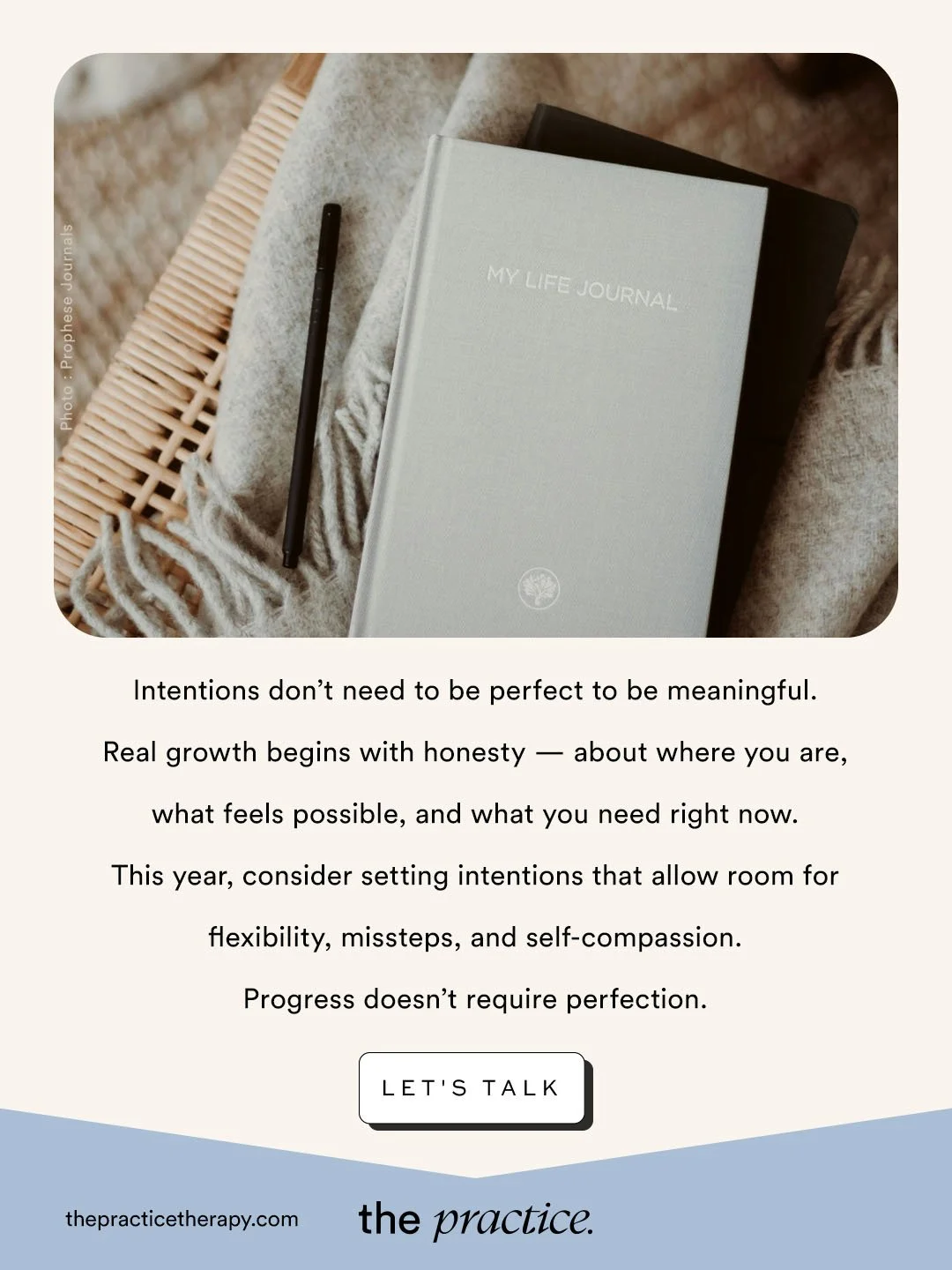Change doesn&rsquo;t have to be rigid to be real. Progress doesn&rsquo;t require punishment.

If you&rsquo;re interested in exploring your intentions with curiosity, clarity, and grace, The Practice can offer a supportive place to begin.

We&rsquo;re