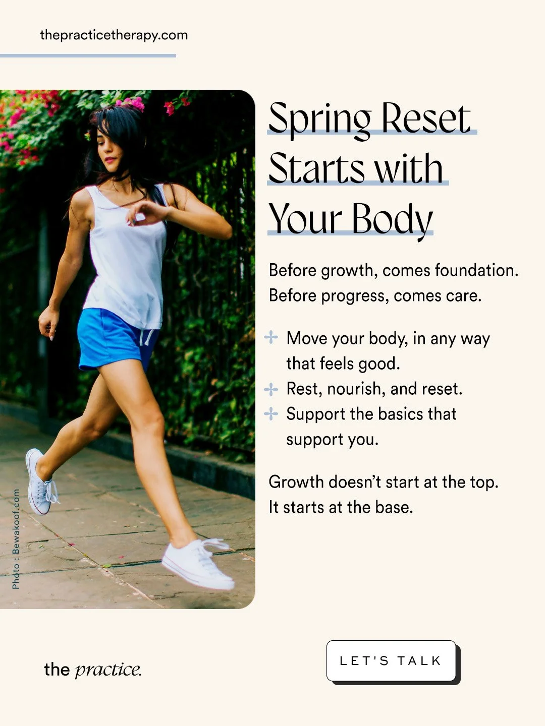 Spring has a way of making us want to do more, be more, grow faster. But real growth doesn&rsquo;t come from pushing harder, it comes from strengthening your foundation.

Maslow&rsquo;s Hierarchy of Needs reminds us that before we can expand, we need