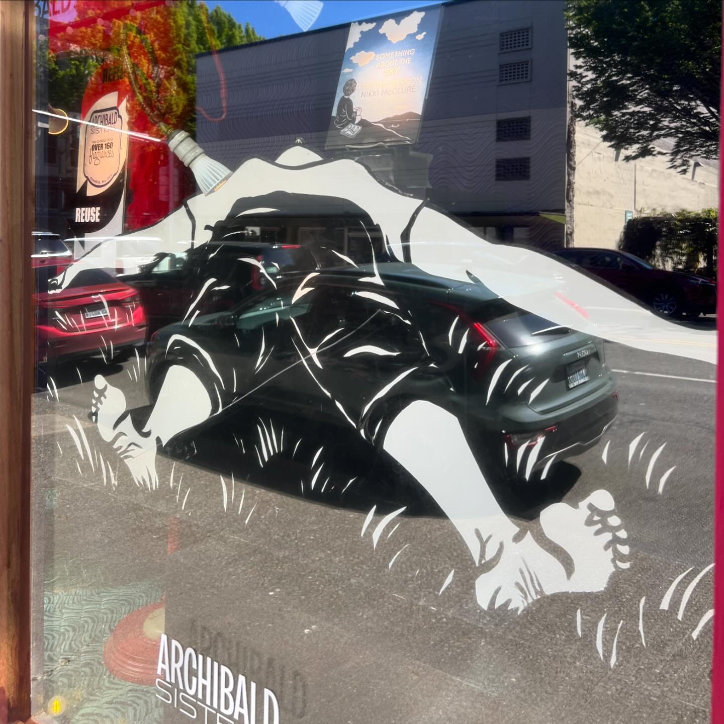 Downtown Olympia is busy today!  @archibaldsisters rocking the archives from when I&rsquo;d make window displays for them! And @browsersbooks if you need a cool spot to chill out and find a good cookbook for hot days.