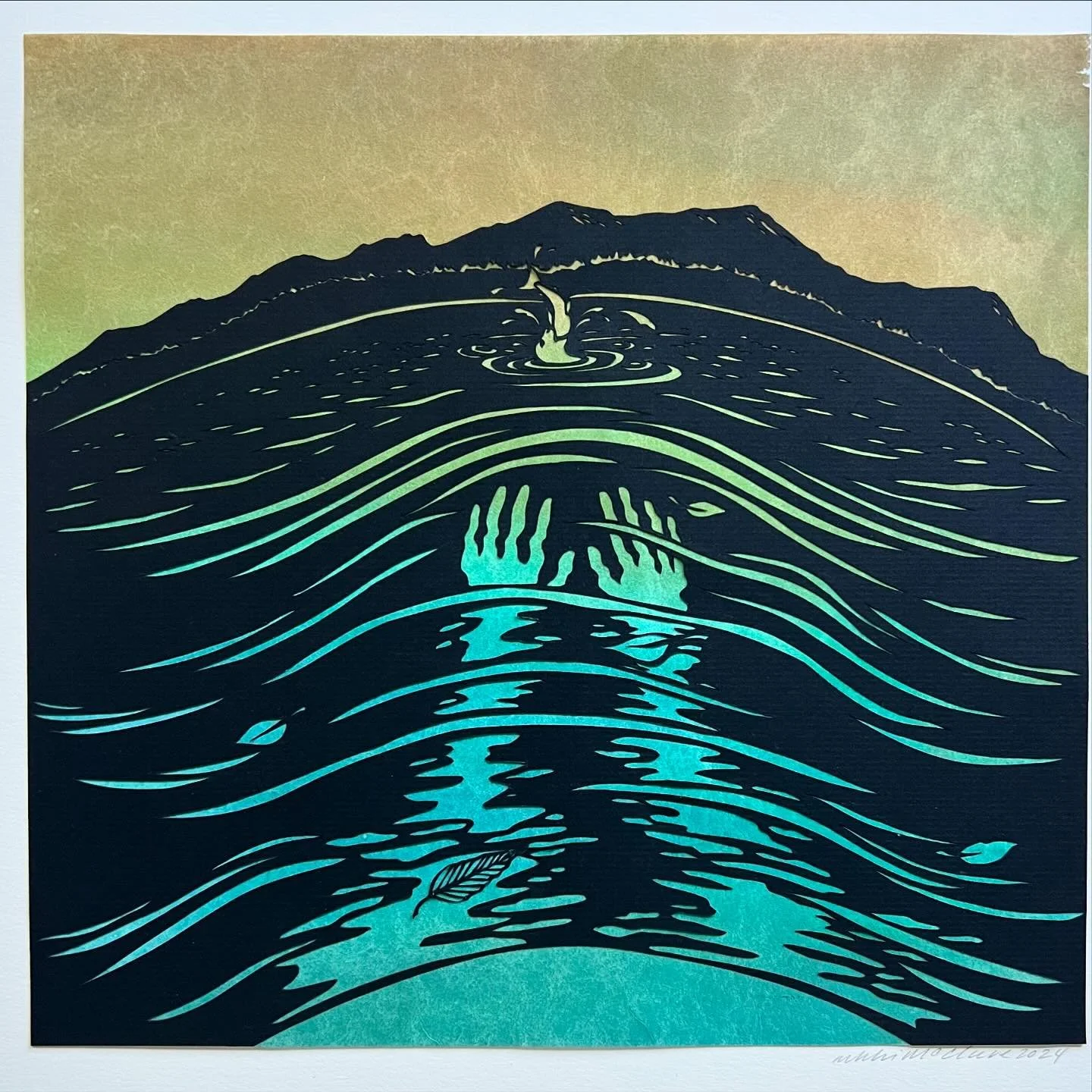 Art for sale! These are from 2025 calendar. Close your eyes if you like surprises and go to link in bio to get a calendar and the printed version of these.  Original papercuts are $2700 each. Framed. DM if interested. 1= Sept. DISSOLVE. 2.October  LE