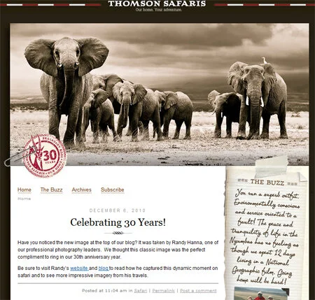 Thomson Safari’s BLOG Photograph