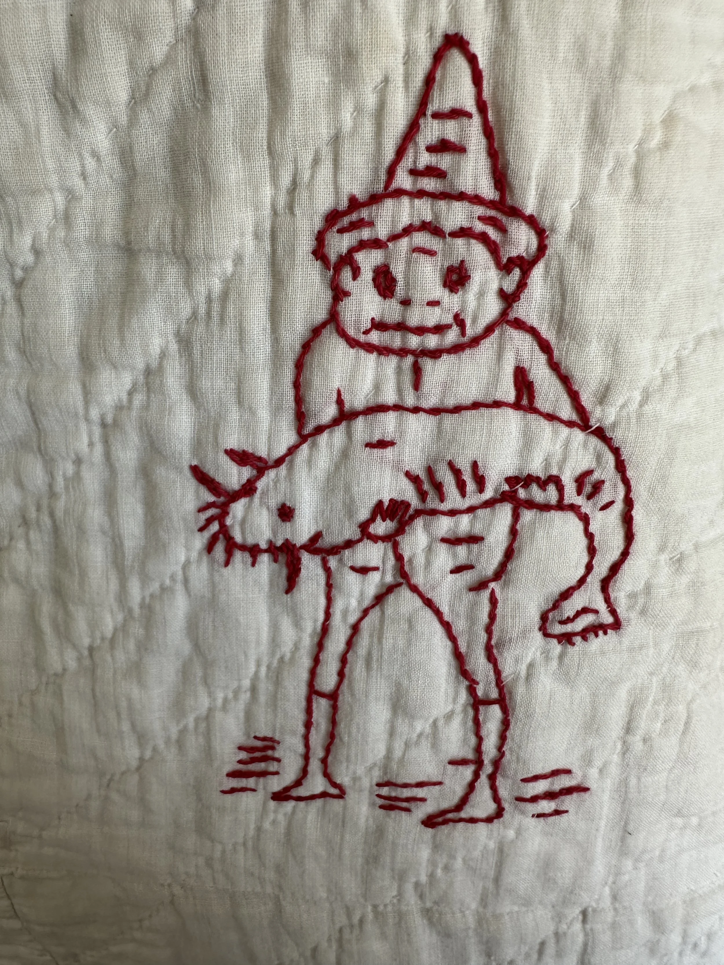 A Redwork Quilt Unearthed