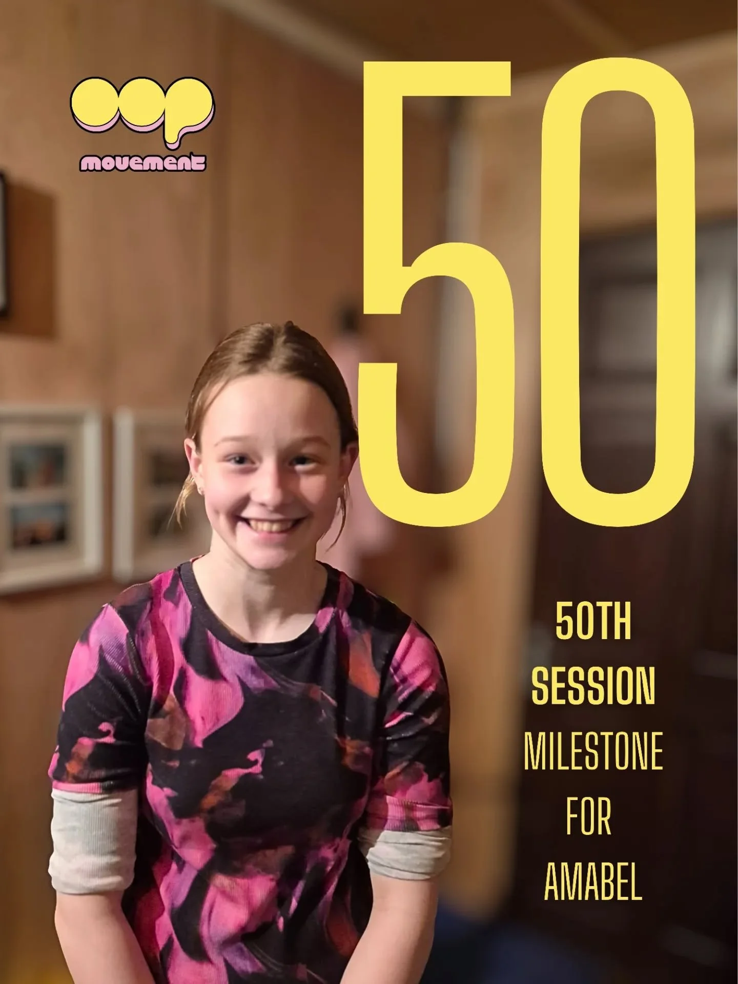 50!!! 🎉🎉

Huge congrats to Amabel on hitting her 50th training session! 🙌

Amabel's been training consistently since June. Her progress in the pool and in the gym is a great example of what can be achieved by dedication to the training process and