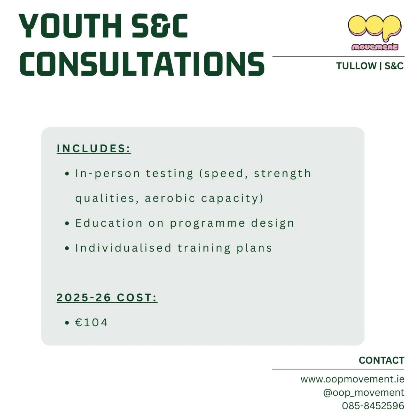 Consultations are a service I've offered for a couple of years now. I think there's great value in them. It's two in-person sessions as standard, tailored to your needs. For people who aren't in a  position to commit to training in-person over the lo