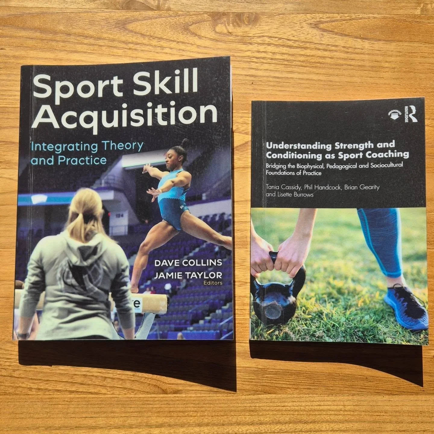 Last couple of books dropped back to the college library today.

📖 Sport Skill Acquisition
📖 Understanding Strength and Conditioning as Sport Coaching

On ecological dynamics:
"The role of the coach is to place the learner in an environment th